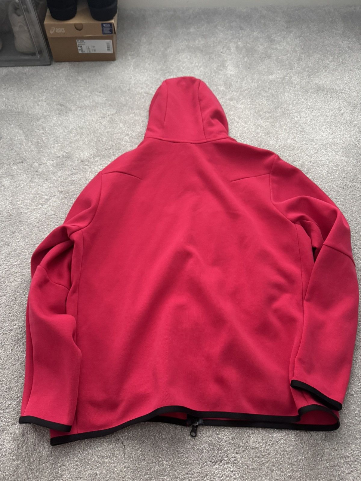 Nike Red Nike Tech Zip-Up Size US XL / EU 56 / 4 - 2 Thumbnail