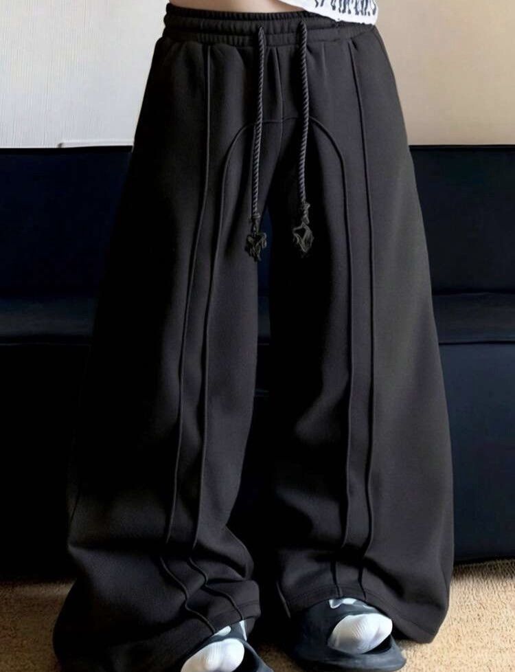 Japanese Brand Elastic Baggy Sweatpant Size US 29 - 1 Thumbnail