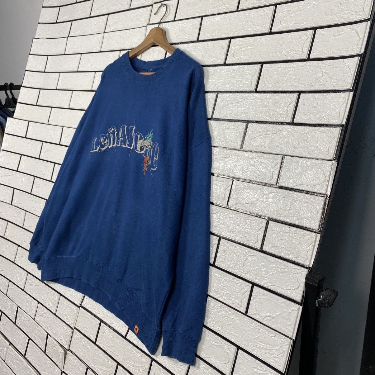 Japanese Brand 📌Vintage Sweatshirt Left Nona Cartoon Big Logo Size US L / EU 52-54 / 3 - 3 Thumbnail