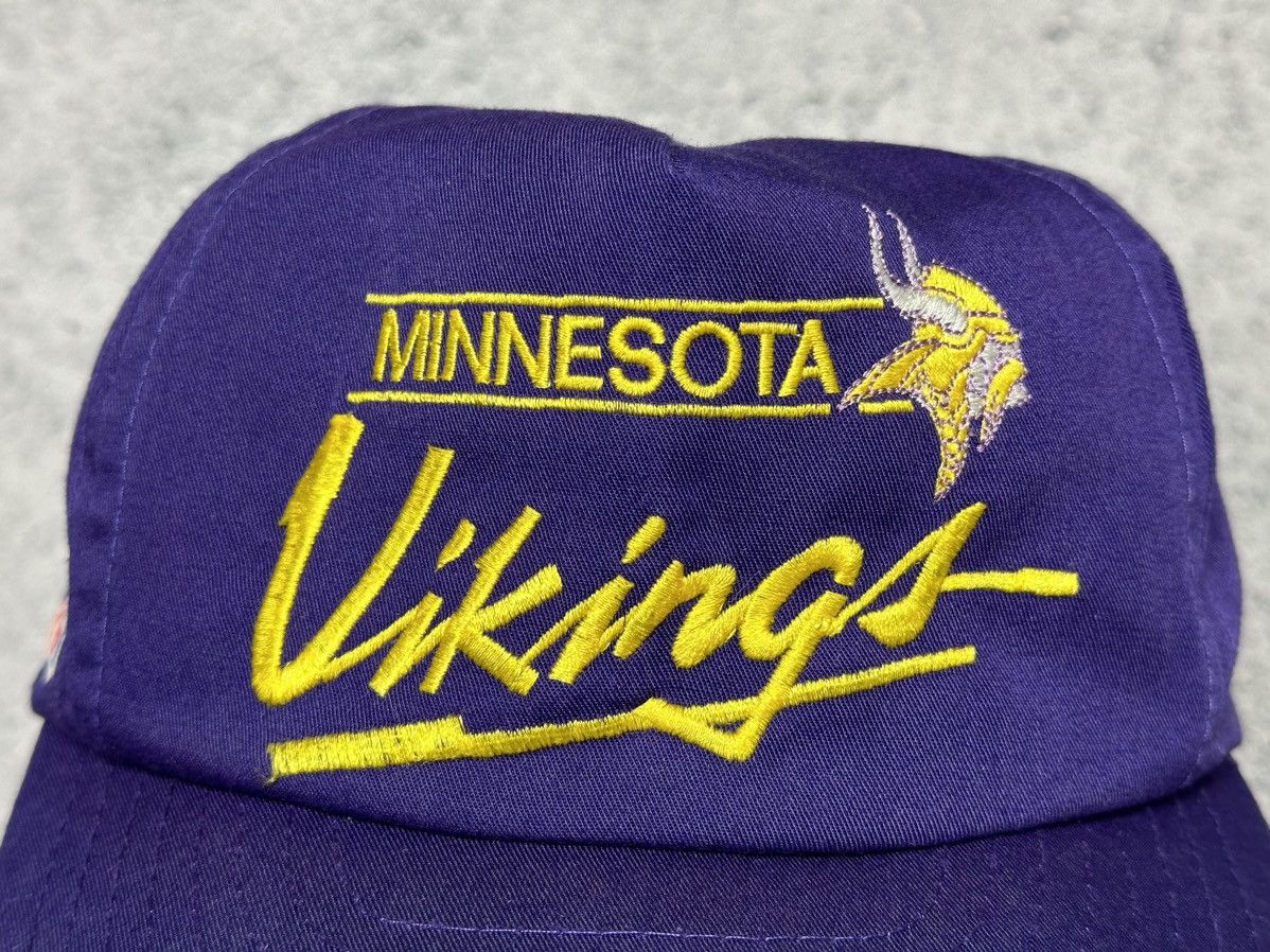 NFL Vintage Minnesota Vikings NFL 80s Euro Cap Hat Size ONE SIZE - 9 Thumbnail