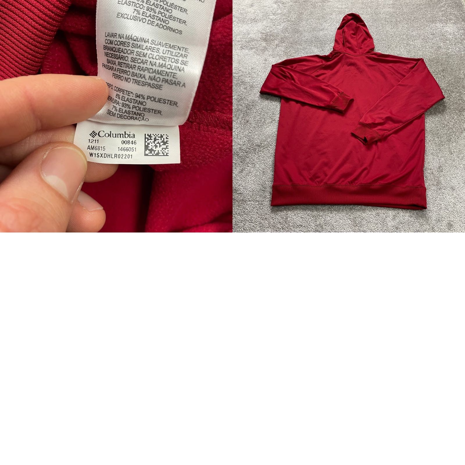 Vintage Columbia Hoodie Sweatshirt Mens XL Red Pockets Fleece Pullover Jacket Graphic Size US XL / EU 56 / 4 - 8 Thumbnail