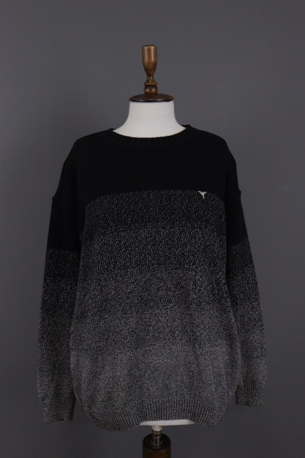 Carlo Colucci Carlo Colucci Black Knit Mens Sweater Size 56 Size US M / EU 48-50 / 2 - 1 Thumbnail