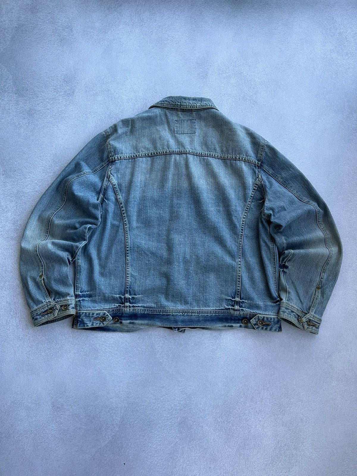 Casablanca × Vintage Vintage Casablanca Denim Distressed Japanese Jacket Size US XL / EU 56 / 4 - 10 Thumbnail