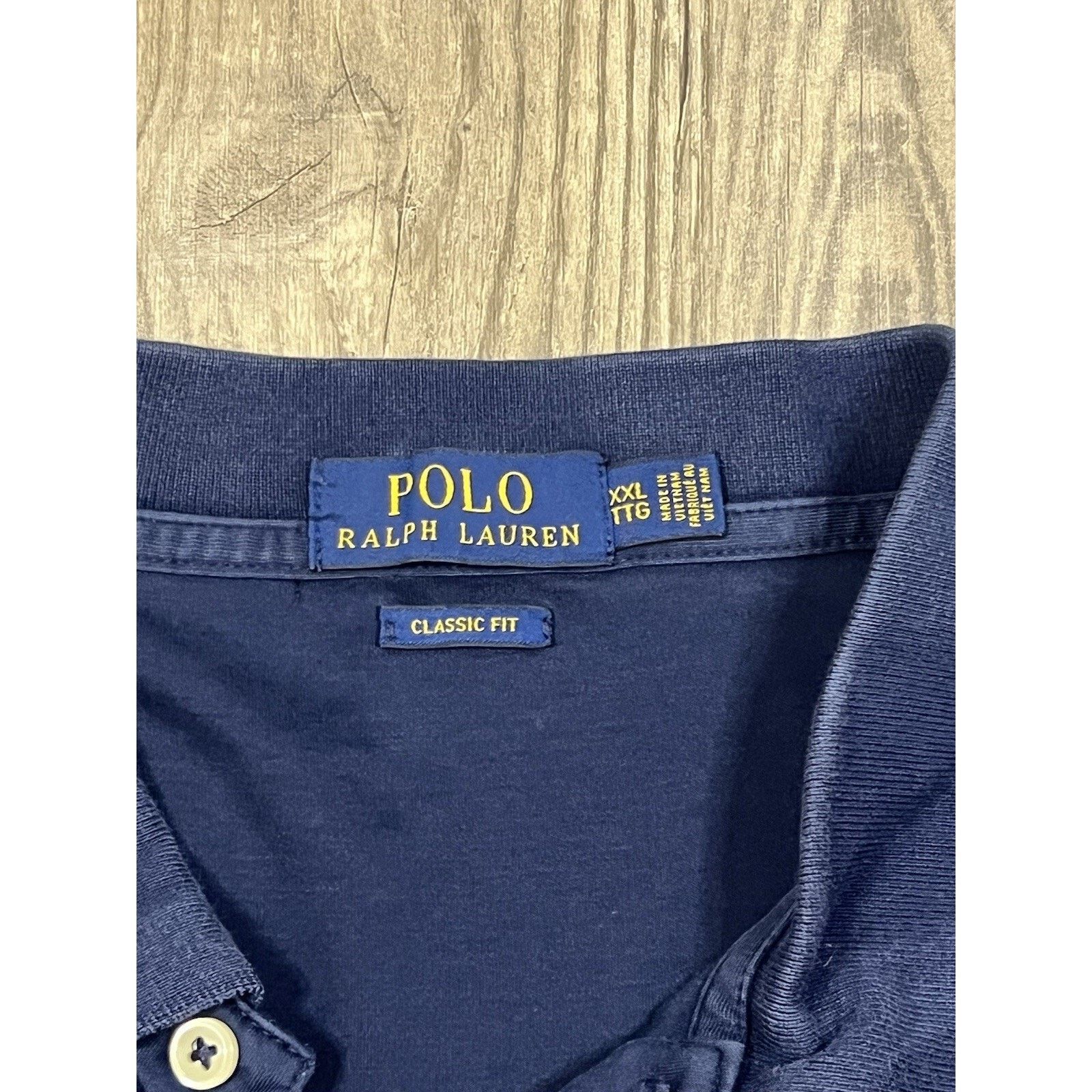 Polo Ralph Lauren Ralph Lauren Polo Shirt Mens XXL Blue Pony Preppy Golf Rugby Size US XXL / EU 58 / 5 - 3 Thumbnail