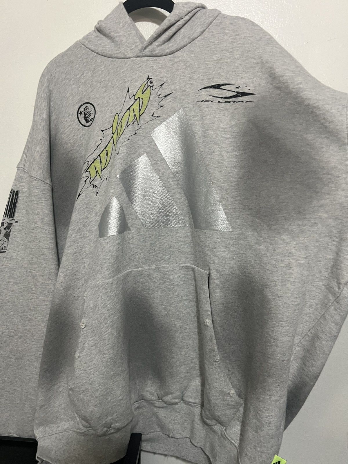 HELLSTAR Hellstar x Adidas x Anthony Edwards Hoodie Size US L / EU 52-54 / 3 - 2 Thumbnail