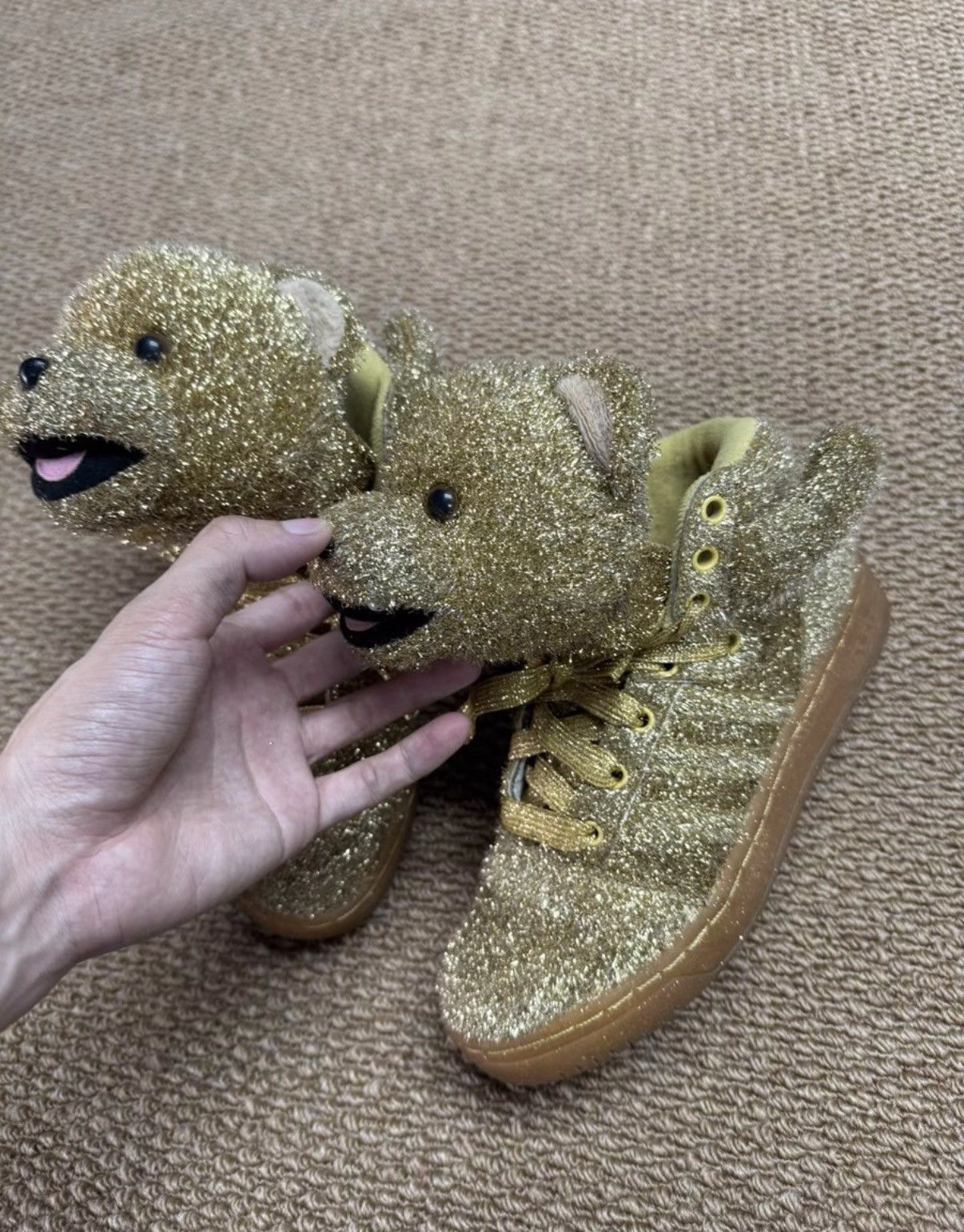 Adidas Adidas Jeremy Scott Wings Gold Bear G96188 K37 Size US 6 / IT 36 - 5 Thumbnail