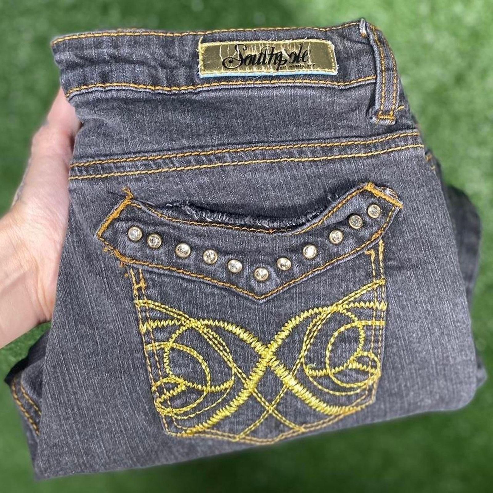Southpole Vintage south pole womens low rise jeans Size 28" / US 6 / IT 42 - 1 Thumbnail