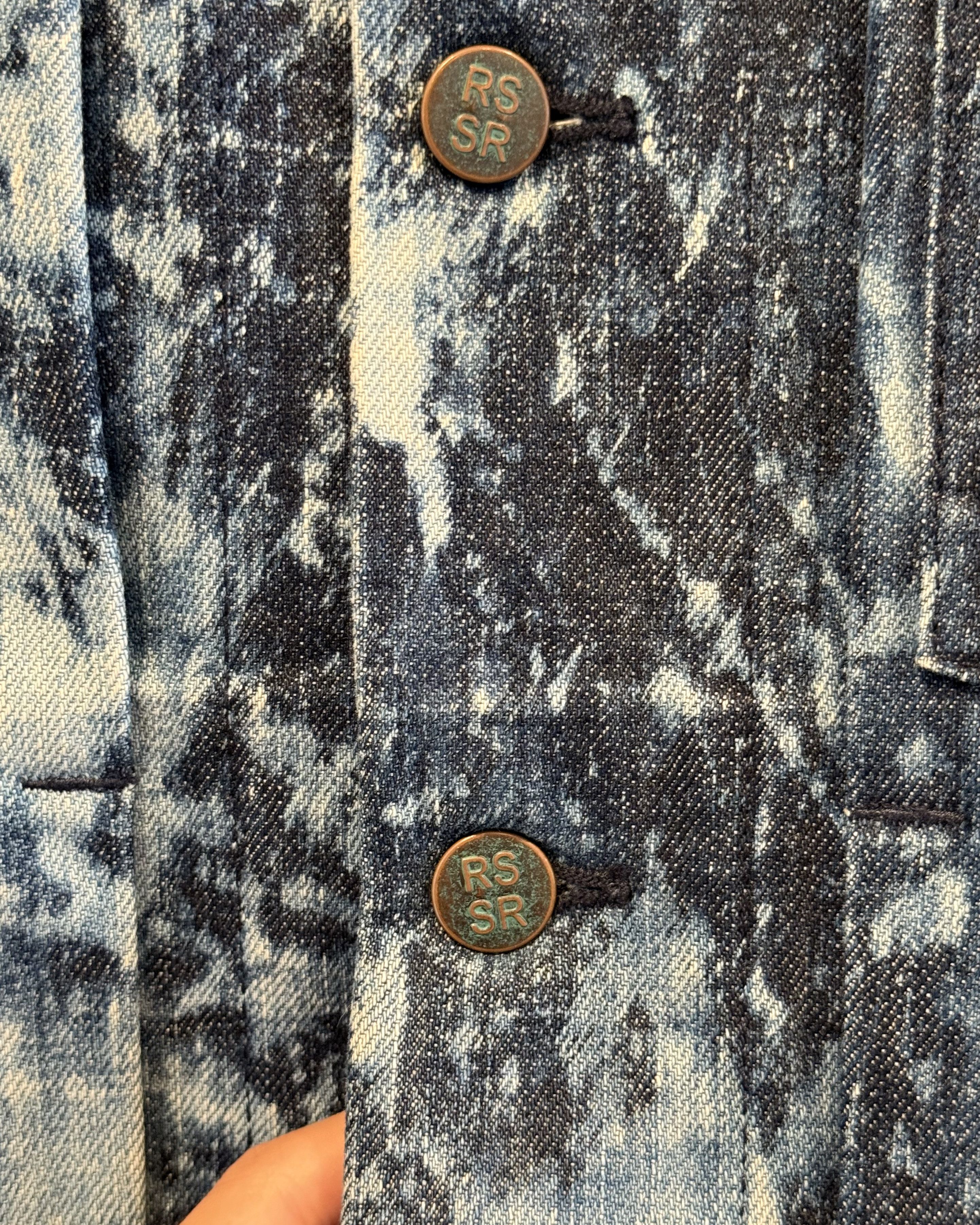 Raf Simons × Sterling Ruby Raf simons Ss2010 “Sterling Ruby” Denim Jacket Blue crystal Size US S / EU 44-46 / 1 - 4 Thumbnail