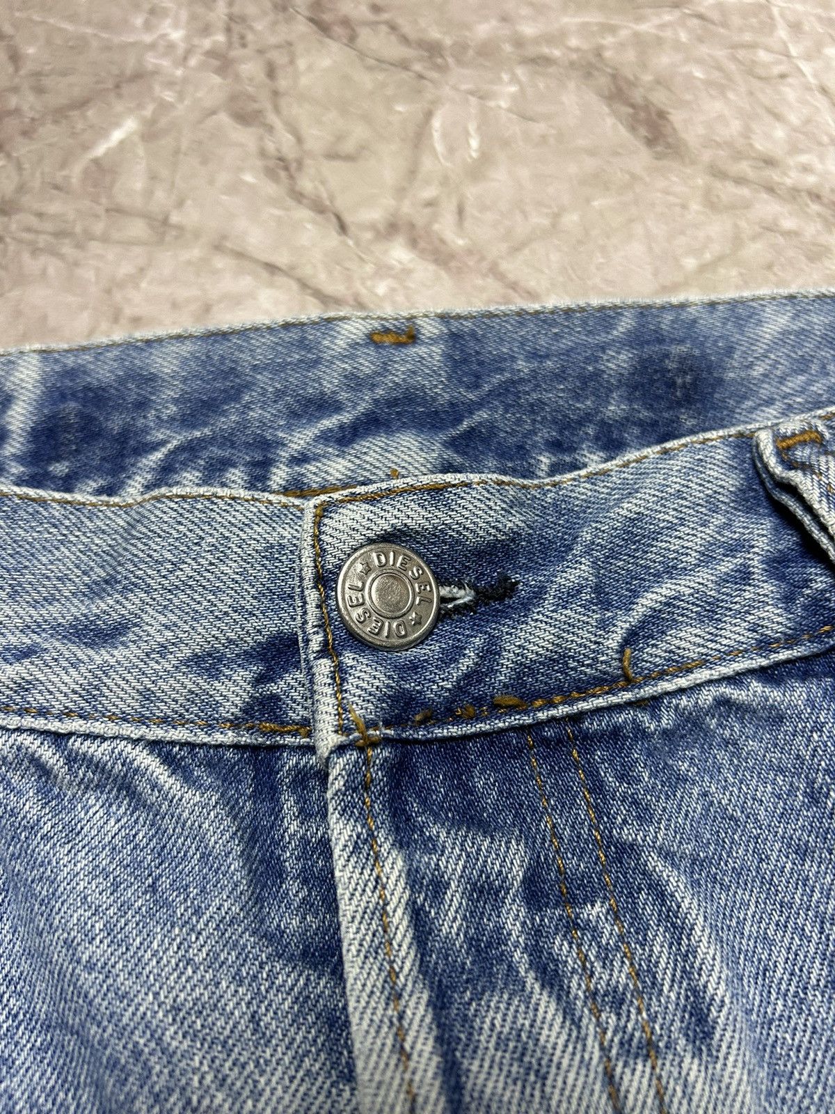 Diesel × Vintage Vintage Diesel Jeans Dirty Pants Faded Denim Distressed Y2K Size US 34 / EU 50 - 7 Thumbnail