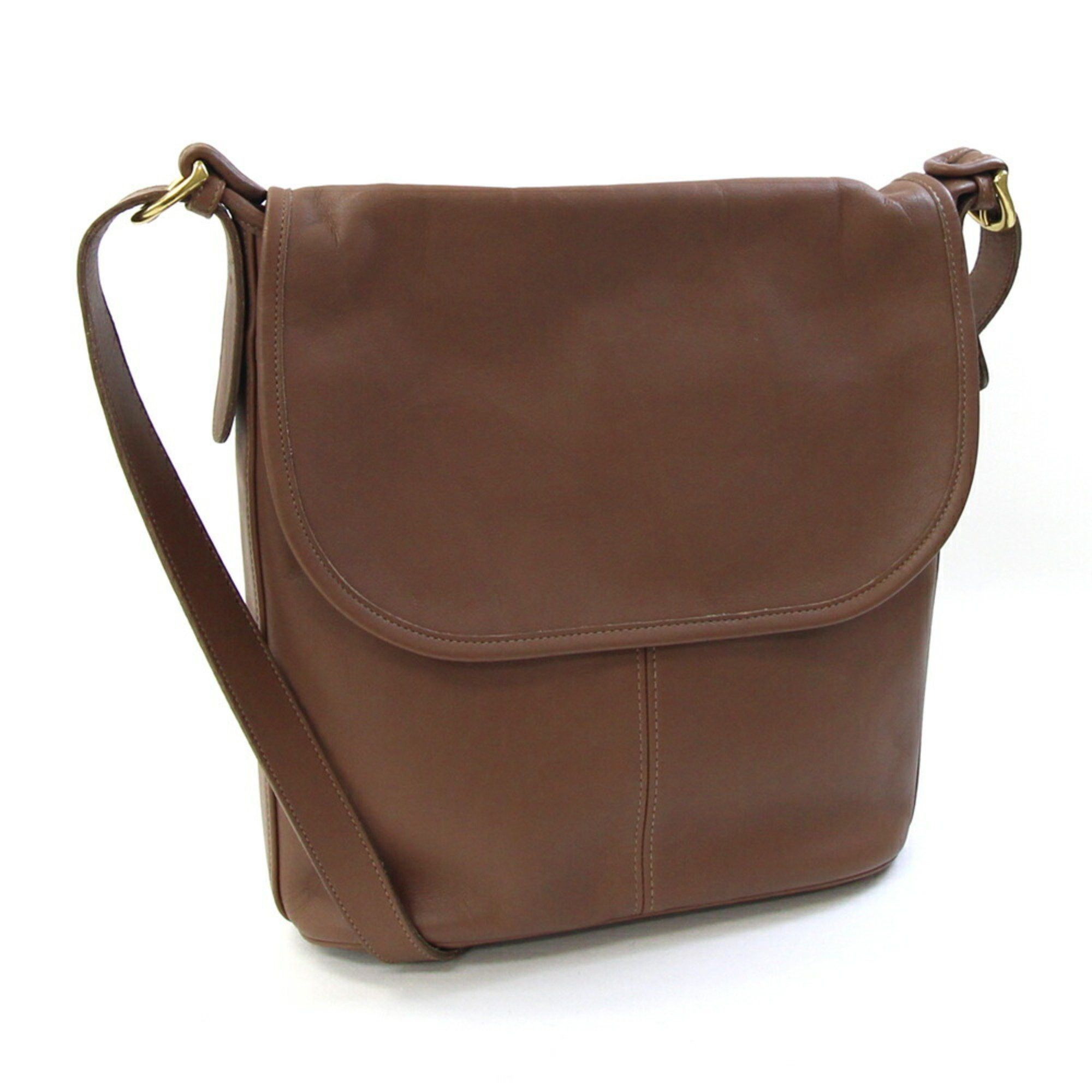 Coach Shoulder Bag 4115 Brown Leather Crossbody Old Women's Coach