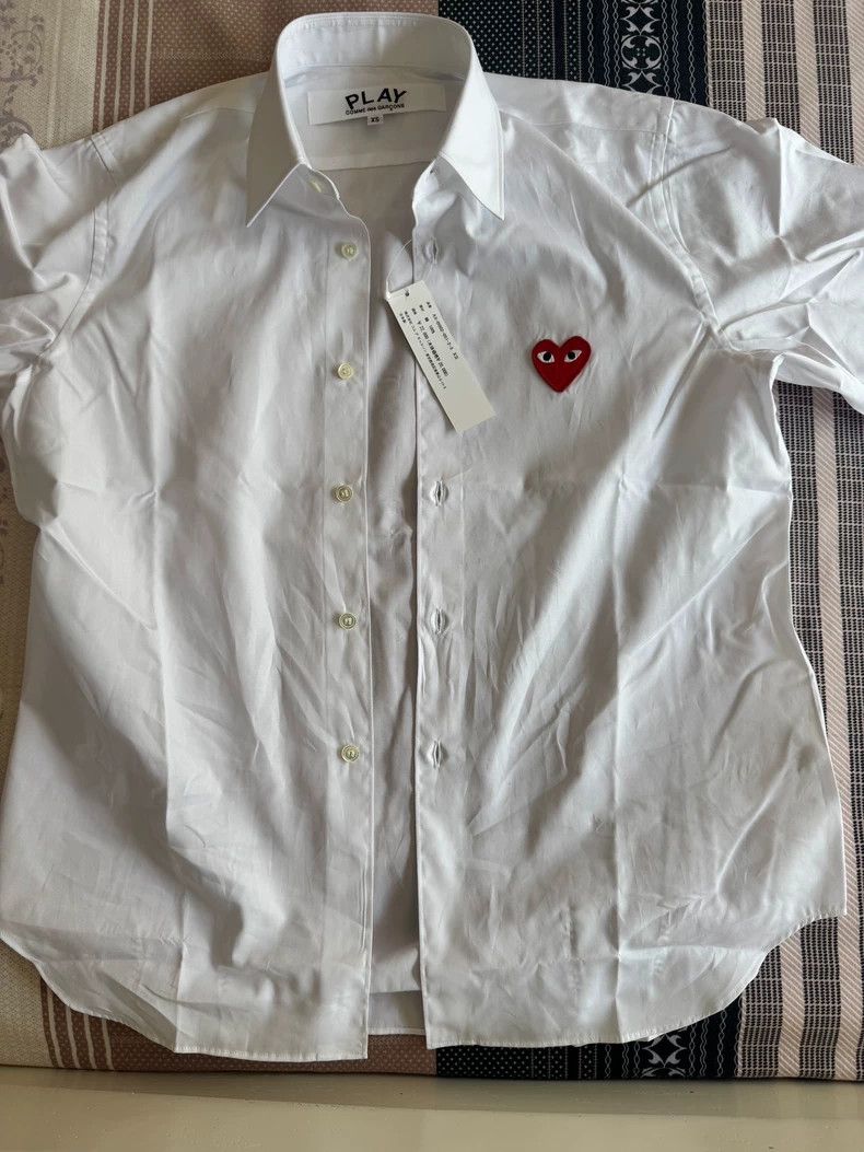 Comme des Garcons Comme Des Garcons Fitted Long Sleeve Shirt with Lapel Size XS / US 0-2 / IT 36-38 - 1 Thumbnail