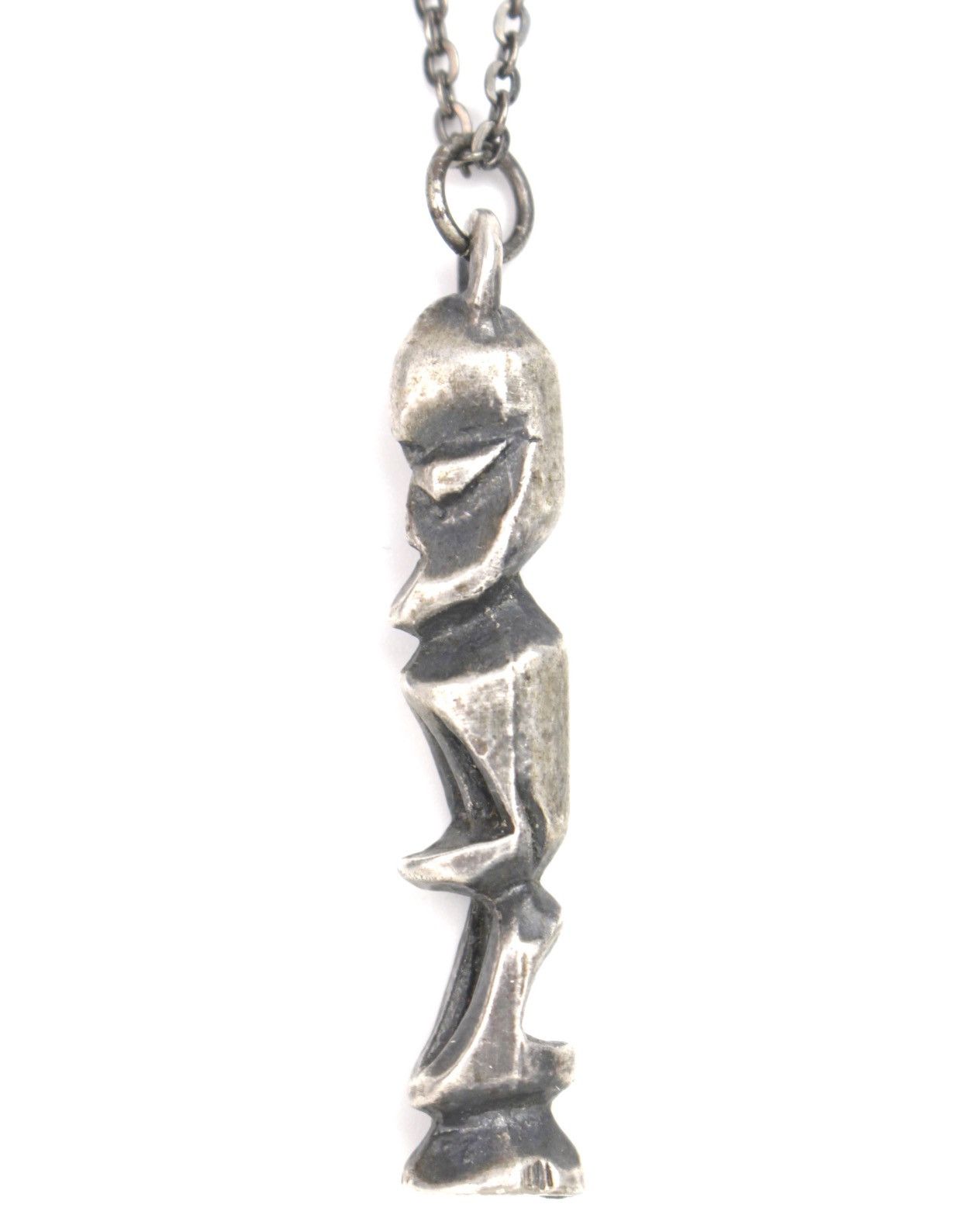 If Six Was Nine 1990S JAPANESE MADE HEAVYWEIGHT SOLID HUMAN FIGURE NECKLACE Size ONE SIZE - 1 Thumbnail