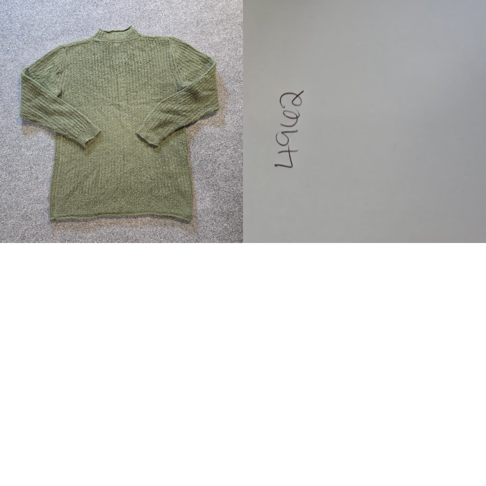 Vintage LL Bean Sweater Womens Size Medium Green Wool Blend Funnelneck Casual Pullover Regular Knit Long Sleeve Vintage No Womens Size M / US 6-8 / IT 42-44 - 8 Thumbnail