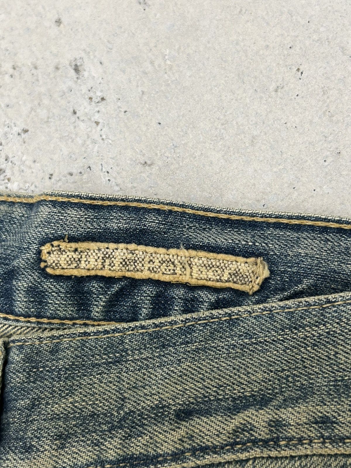 Hysteric Glamour Chip Pepper Jean Baggy Mud Washed Whisker Distressed Size US 30 / EU 46 - 22 Thumbnail