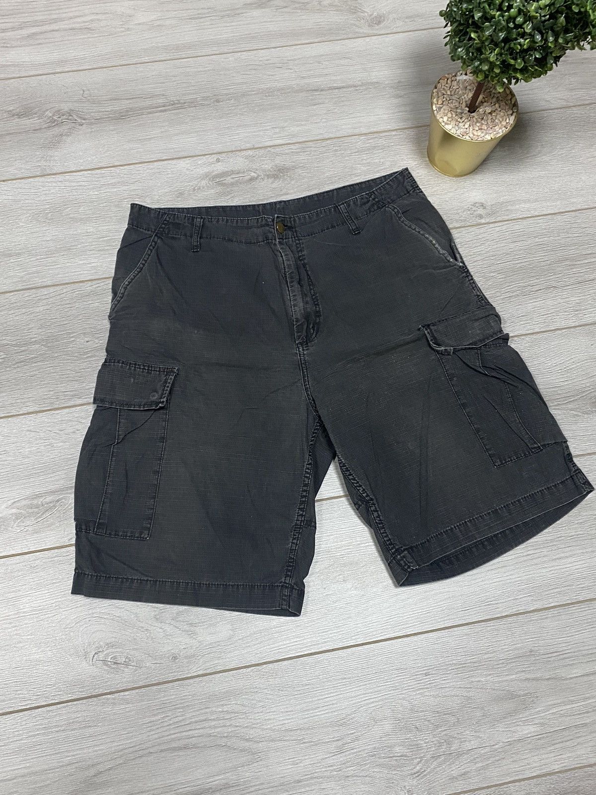 Carhartt Carhartt cargo shorts faded vintage Size US 34 / EU 50 - 3 Thumbnail