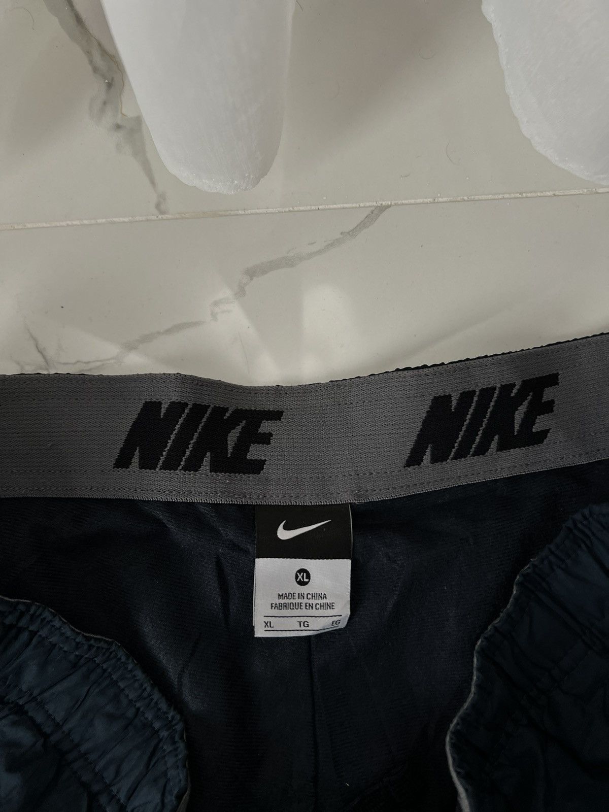Nike × Vintage 90's NIKE BAGGY PARACHUTE TRACK PANTS SWOOSH LOGO Y2K Size US 34 / EU 50 - 8 Thumbnail
