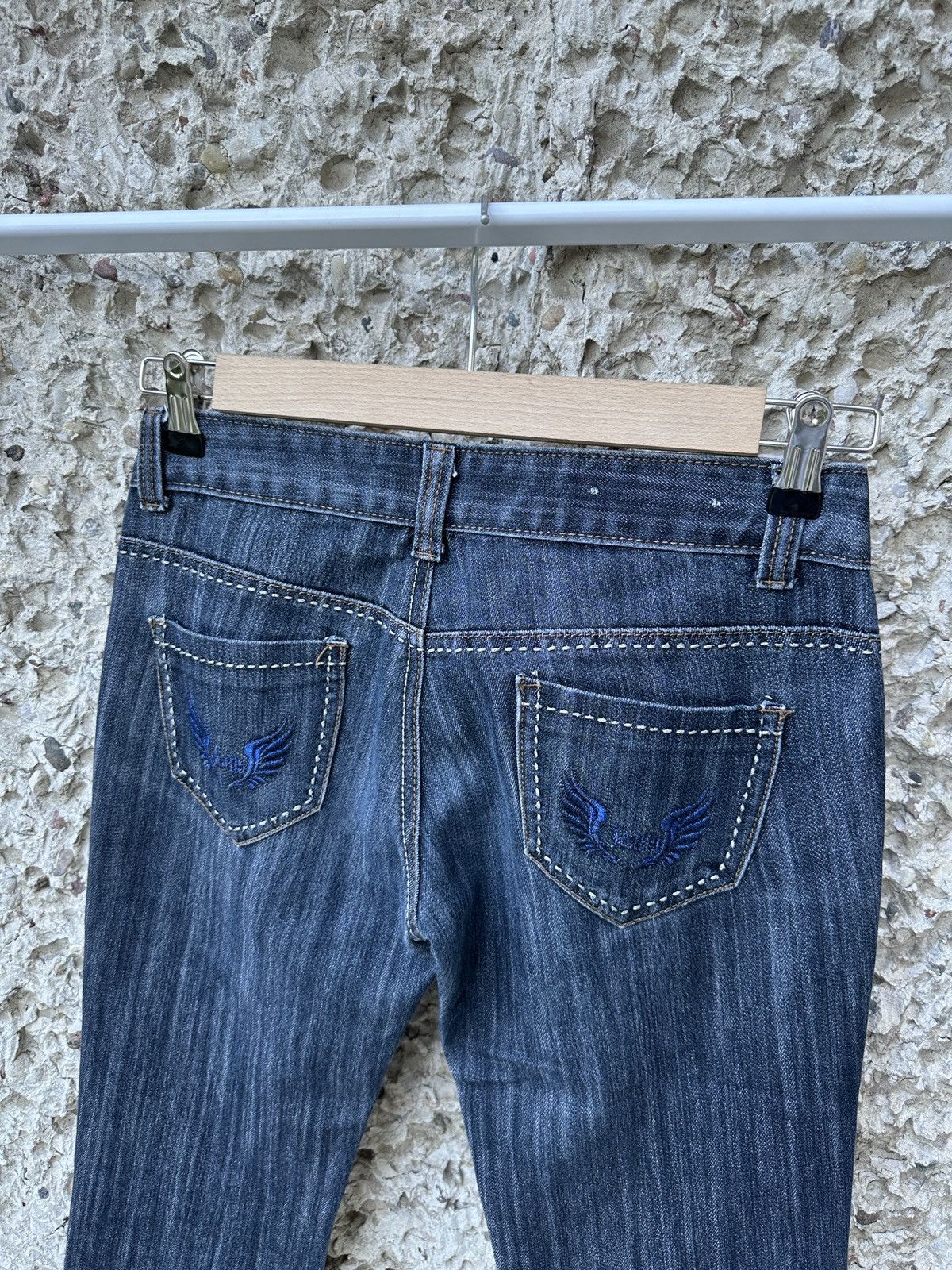 Vintage Vintage Cherry diffusion y2k emroided jeans denim Size 27" / US 4 / IT 40 - 5 Thumbnail