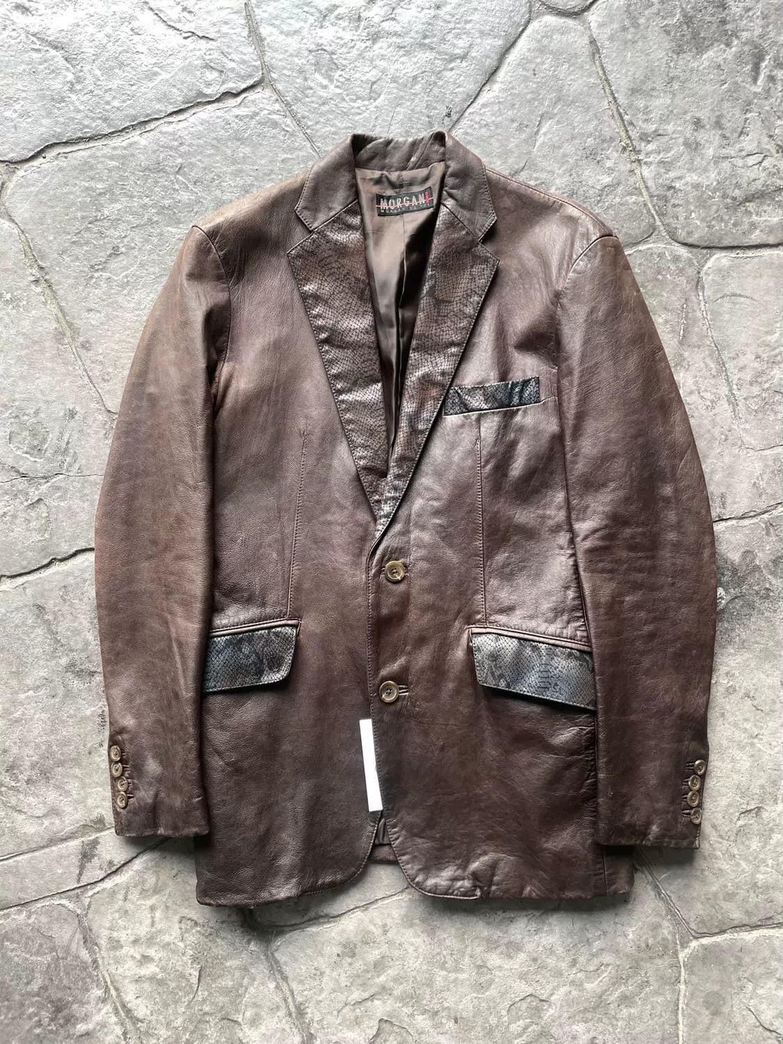 Vintage Vintage Lucifer Retro Leather Jacket Size US M / EU 48-50 / 2 - 1 Thumbnail