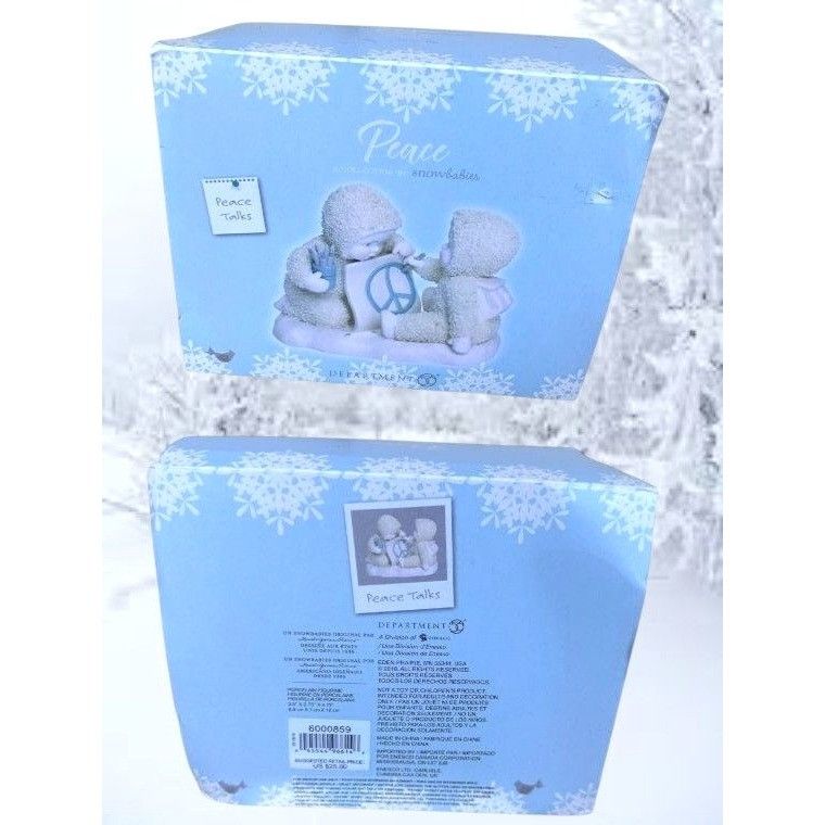 Other Department 56 Peace Talks Snowbaby Figurine 2018 Enesco Chri Size ONE SIZE - 7 Thumbnail