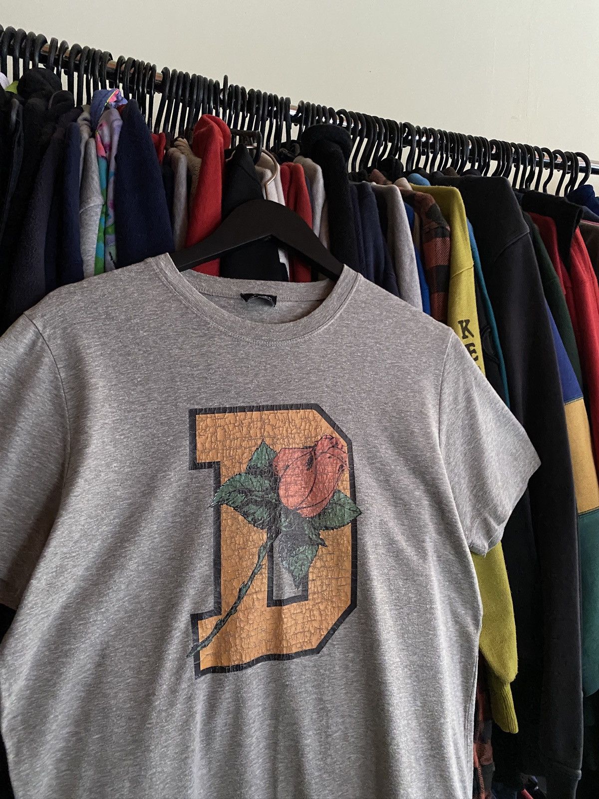 Diesel VINTAGE DIESEL ROSE BIG LOGO T-SHIRT Size US M / EU 48-50 / 2 - 2 Thumbnail