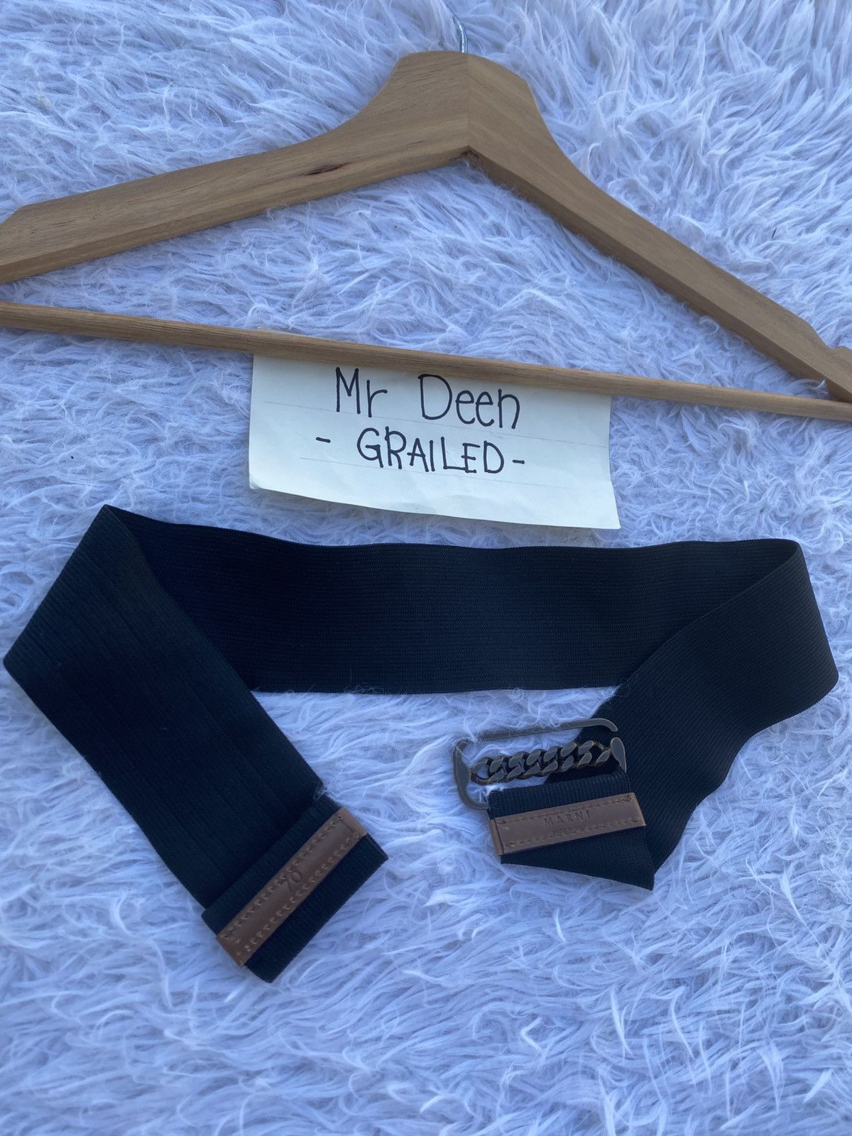 Marni Rare Vintage MARNI Stretch Belt Size ONE SIZE - 2 Thumbnail