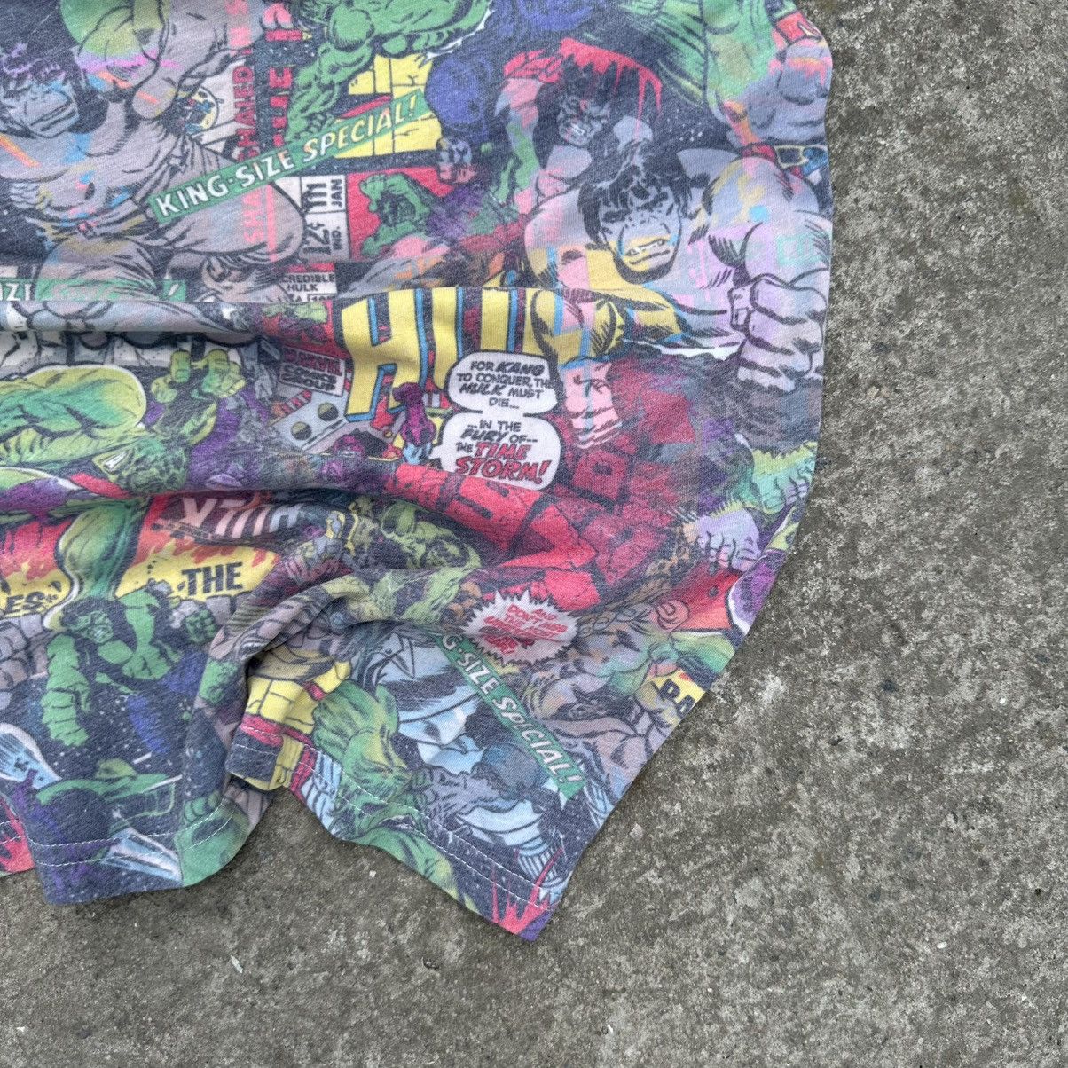 Marvel Comics Vintage Japanese Style Marvel Comics Overprinted Y2K 00s Size US M / EU 48-50 / 2 - 11 Thumbnail