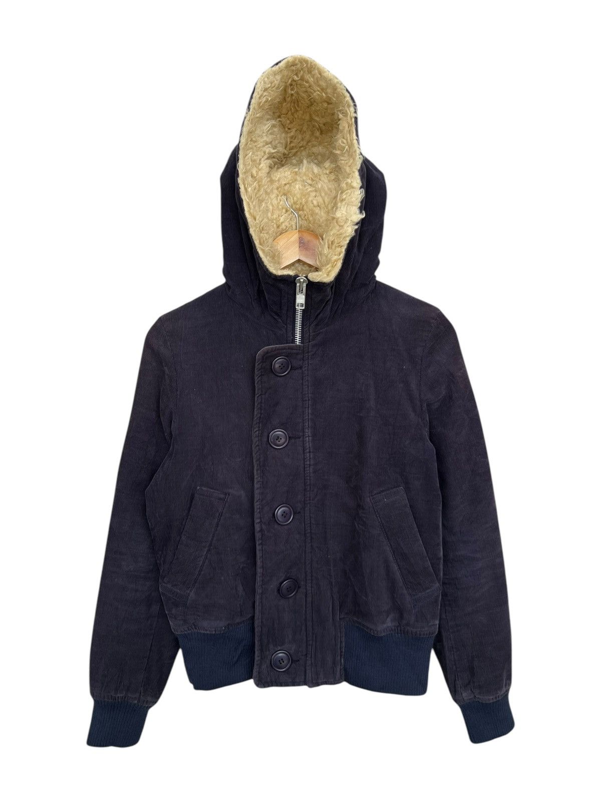 Issey Miyake Issey Miyake Sunaokuwahara Corduroy Fleece Hoodie Jacket Size US S / EU 44-46 / 1 - 1 Thumbnail