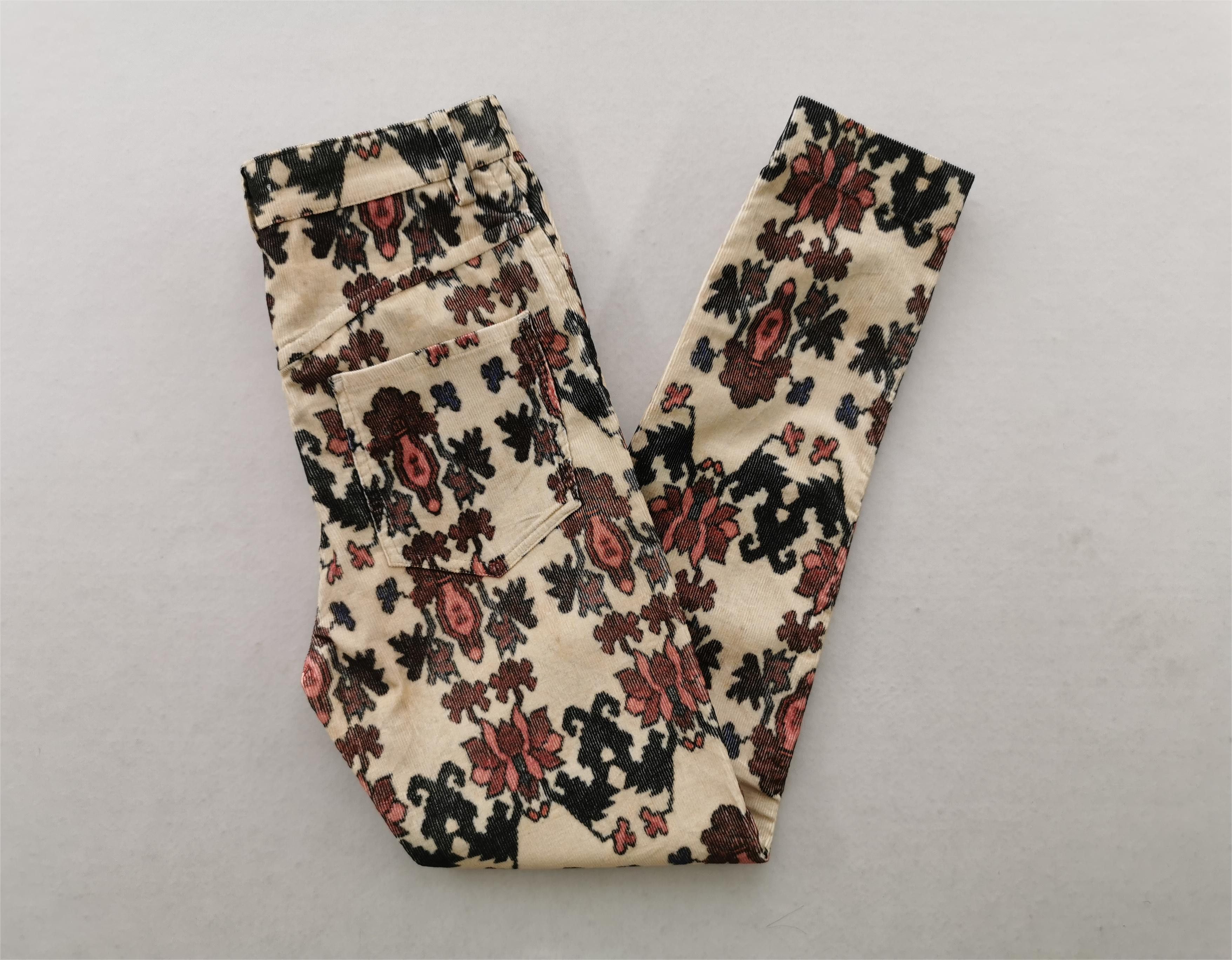 Isabel Marant Isabel Marant Floral Corduroy Pants Womens Size 28 Size 28" / US 6 / IT 42 - 4 Thumbnail