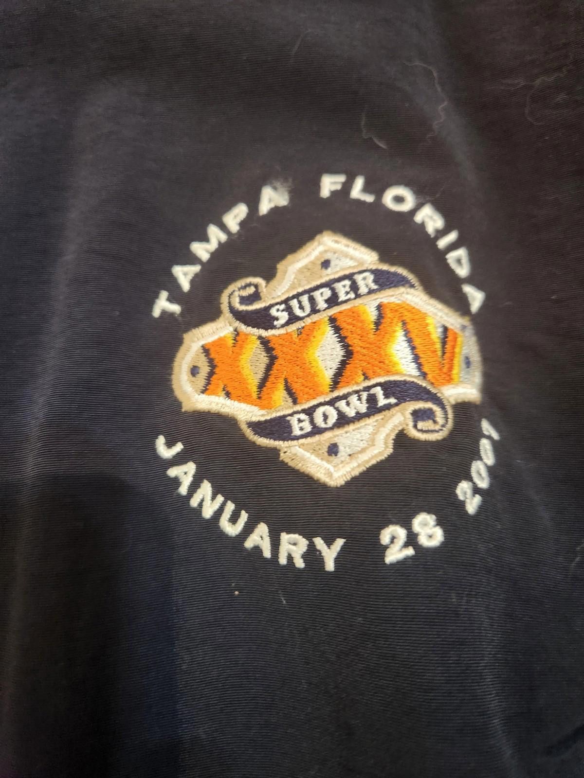 Antigua VINTAGE Y2K SUPER BOWL XXXV TAMPA BAY WINDBREAKER JACKET Size US S / EU 44-46 / 1 - 2 Thumbnail