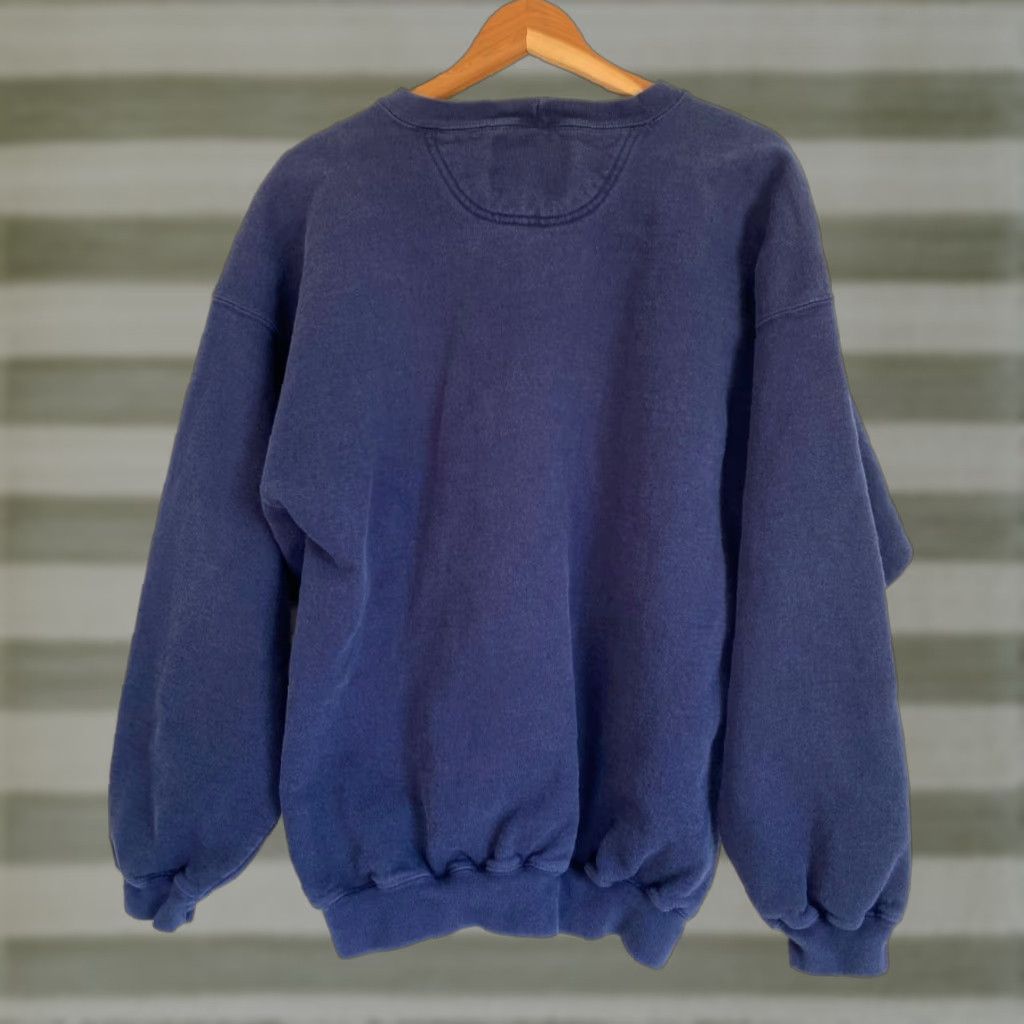 Levi's VINTAGE Levi's Sweatshirt Crewneck Shirt Men Navy 90s Heavyweight Made in USA L Size US L / EU 52-54 / 3 - 1 Thumbnail