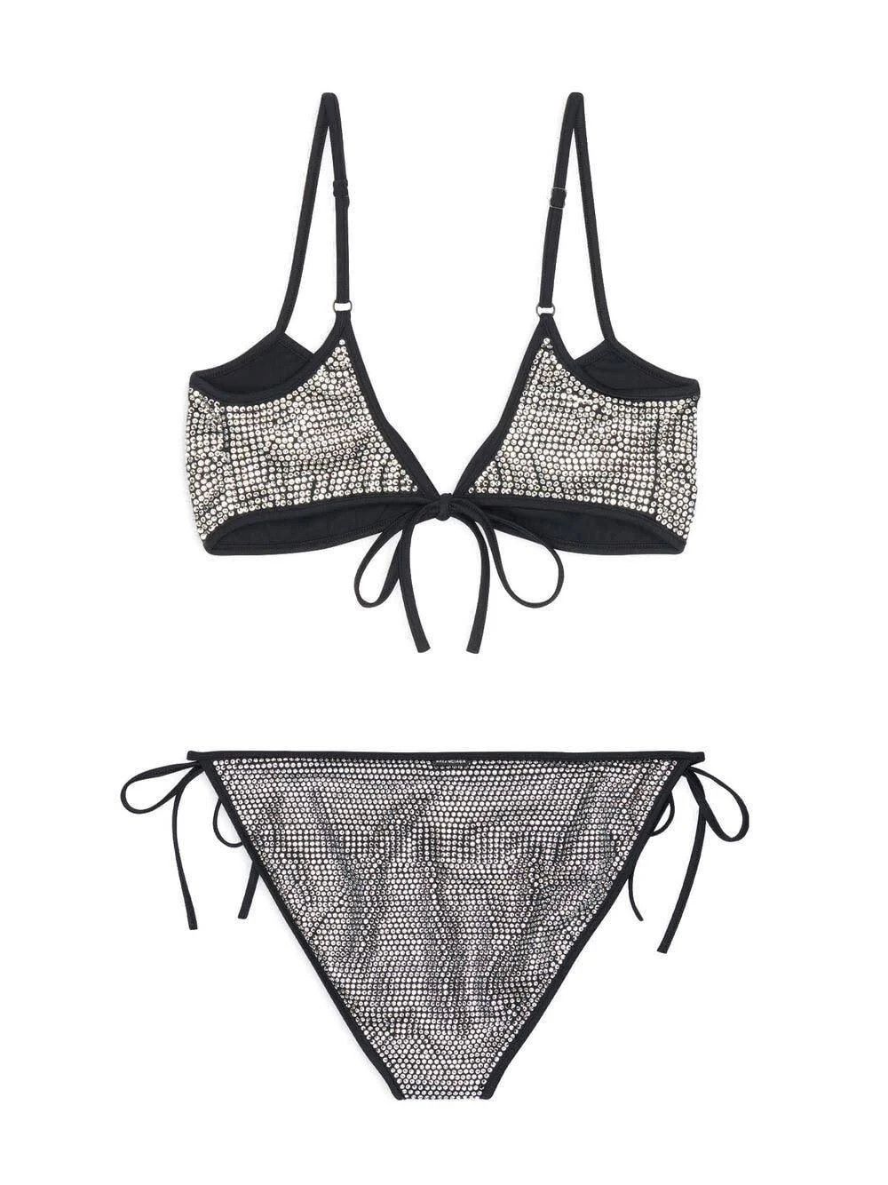 Balenciaga o1la1rc1a0924 Minimal Bikini Set in Silver Size M / US 6-8 / IT 42-44 - 2 Thumbnail