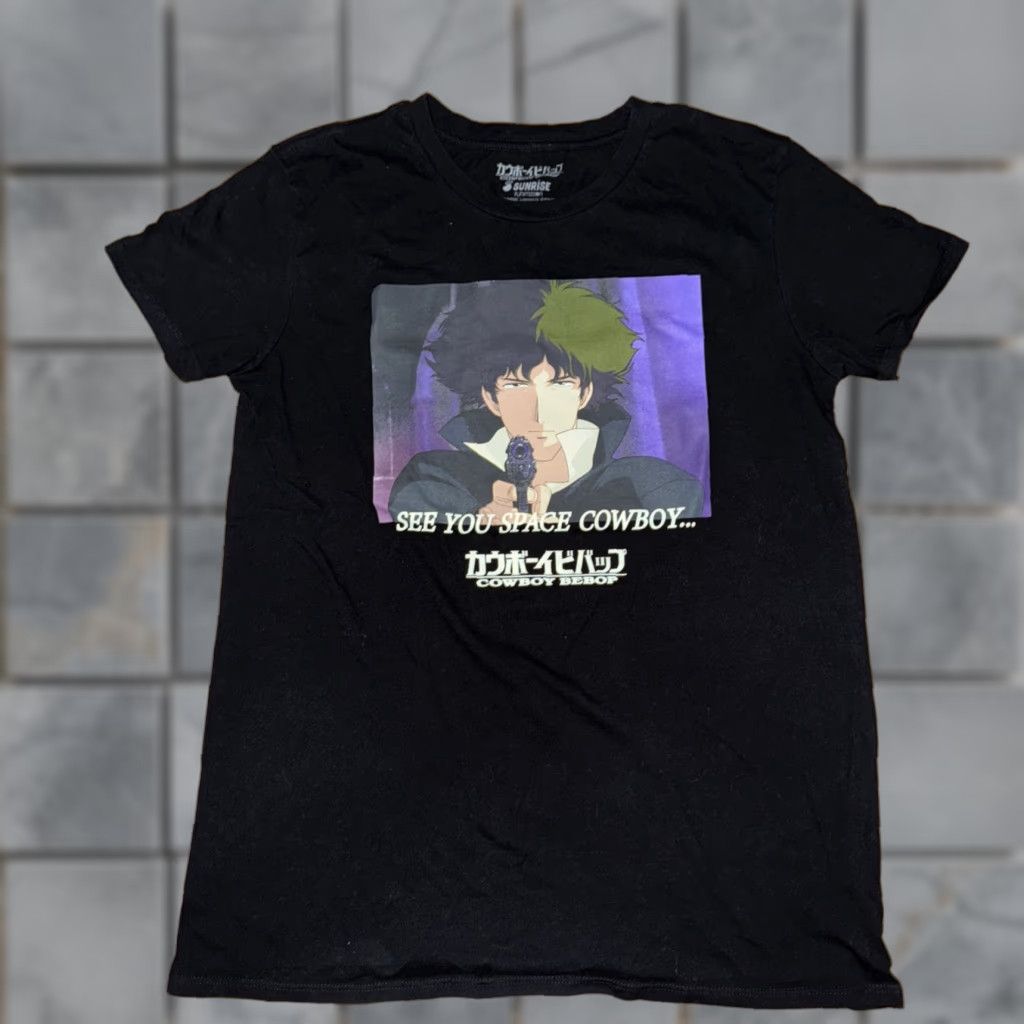 Vintage VINTAGE Cowboy Bebop Funimation T-Shirt Black Medium 19x27 Size US M / EU 48-50 / 2 - 1 Thumbnail