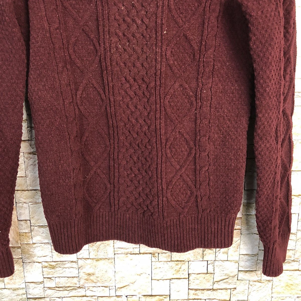 Uniqlo Uniqlo X Ins de La Fressange Maroon Knitwear #A297 Size M / US 6-8 / IT 42-44 - 6 Thumbnail
