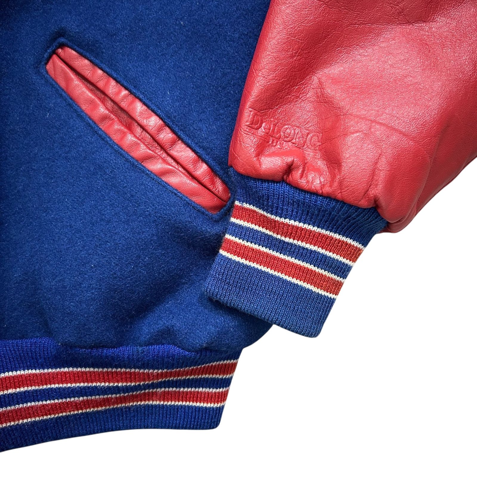 NFL VTG 90s NFL BUFFALO BILLS DELONG VARSITY JACKET EMBROIDERED Size US L / EU 52-54 / 3 - 5 Thumbnail