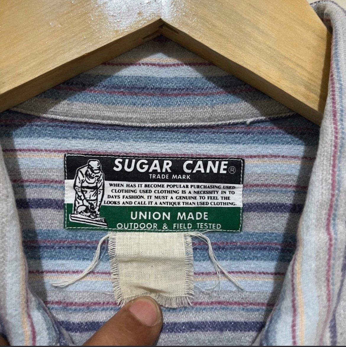 Japanese Brand × Sugar Cane × Toyo Enterprises Sugarcane Flannel Longsleeve Shirt Size US M / EU 48-50 / 2 - 3 Thumbnail