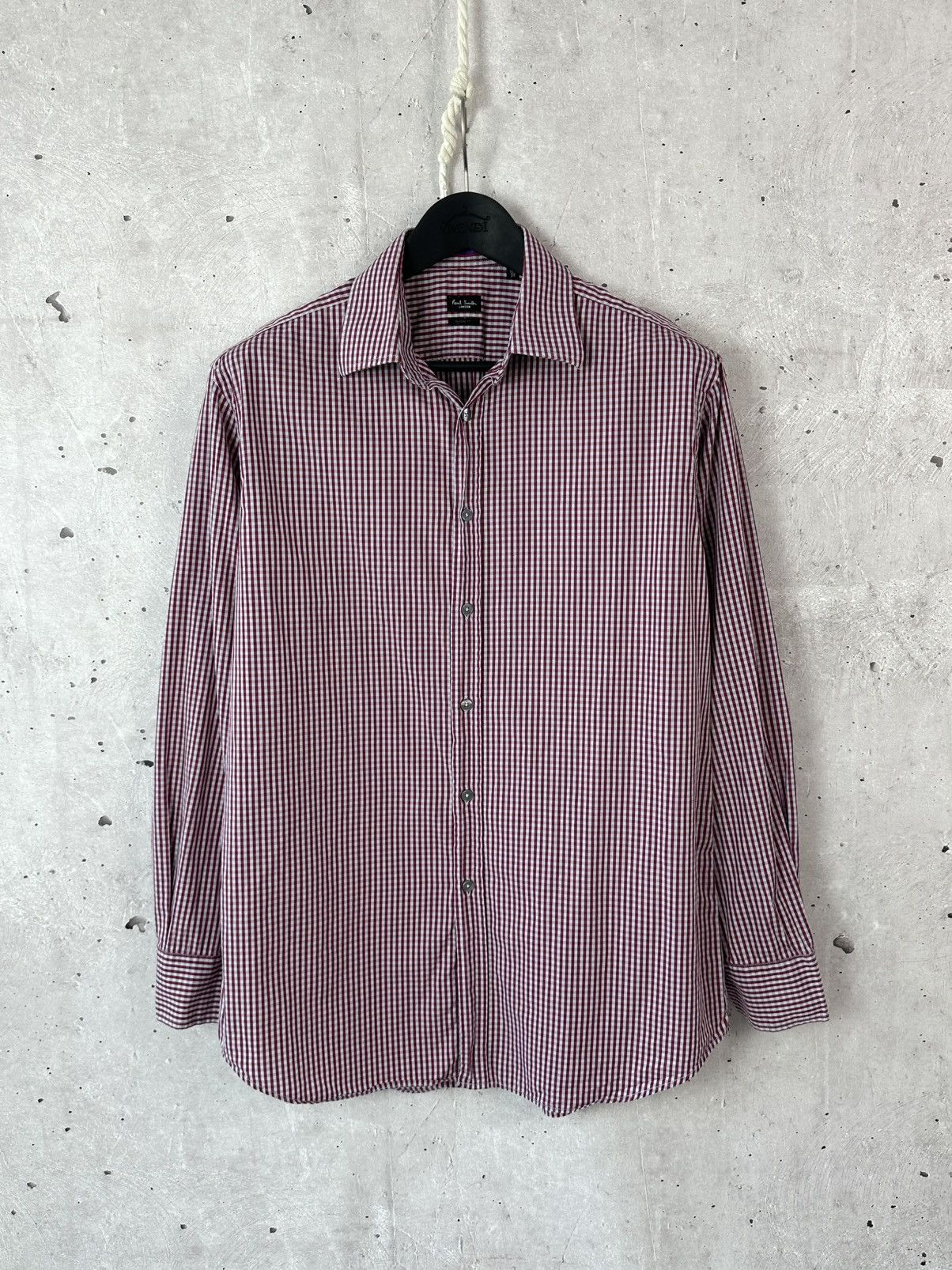 Paul Smith Paul Smith Classic Fit Check Made in Italy Long Sleeve Shirt Size US L / EU 52-54 / 3 - 1 Thumbnail