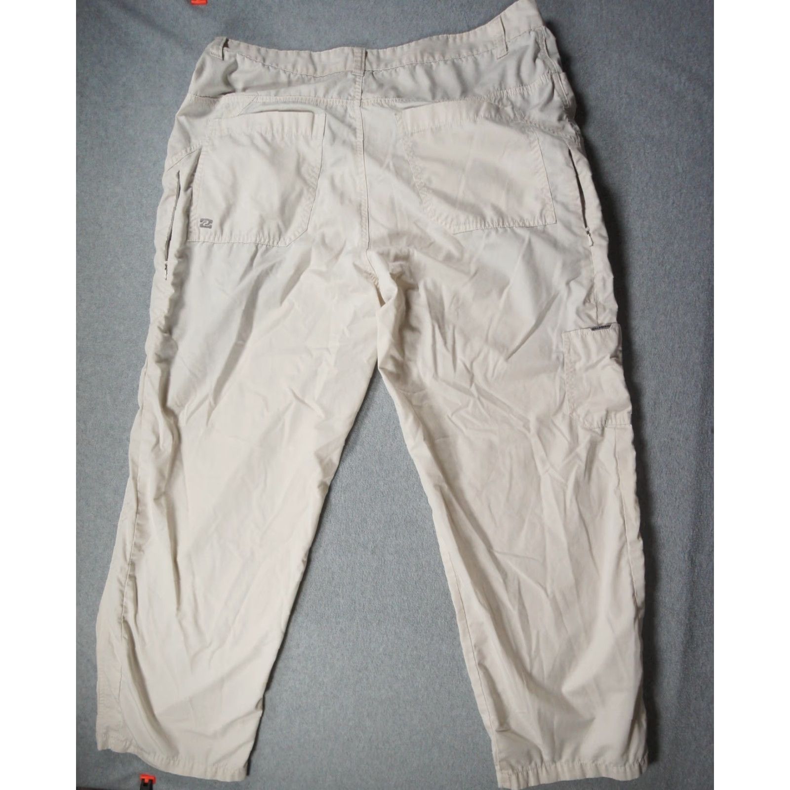 Billabong VINTAGE Billabong Pants Mens 38 Beige Baggy Outdoor Skate Surf Lightweight Y2K Size US 38 / EU 54 - 6 Thumbnail