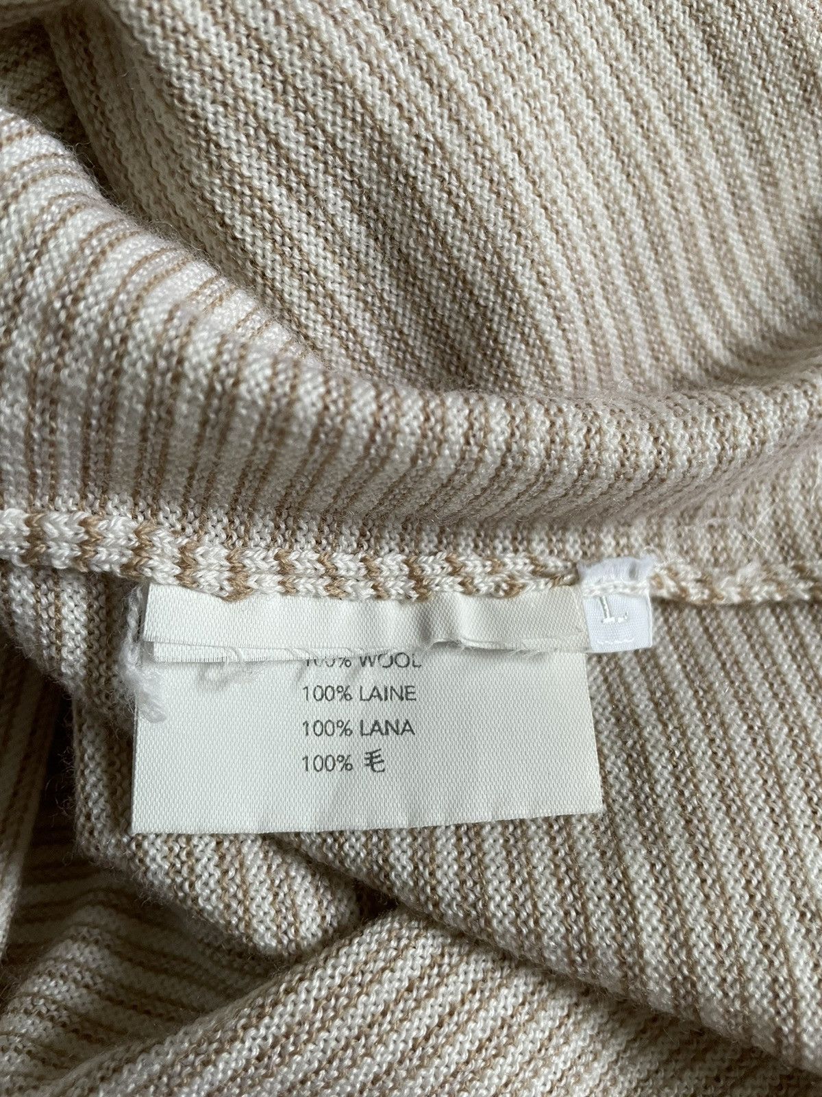 Miu Miu Miu Miu FW00 Runway Striped Wool Turtleneck Sweater Size US S / EU 44-46 / 1 - 7 Thumbnail