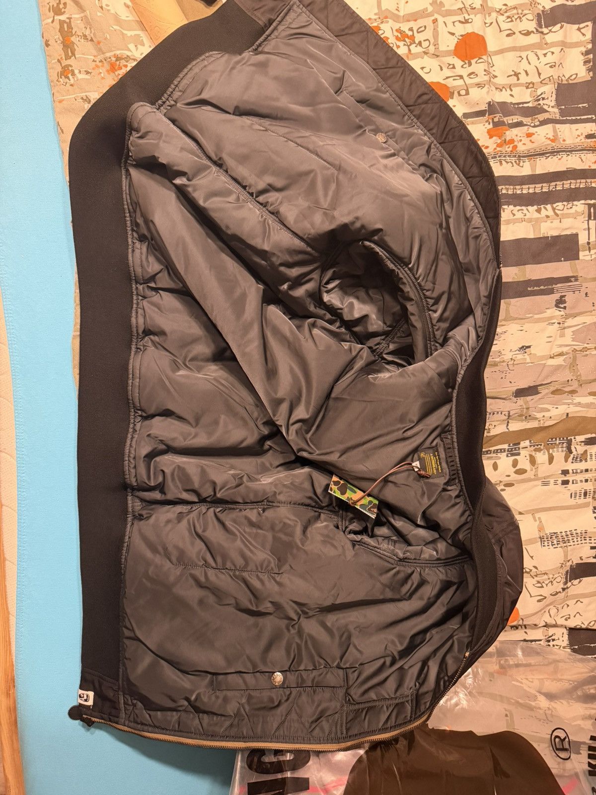 Bape Bape shark jacket ma-1 black Size US XL / EU 56 / 4 - 14 Thumbnail