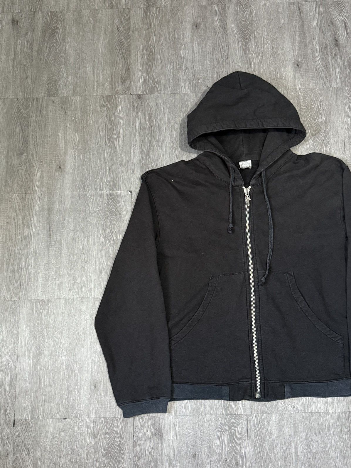 Chrome Hearts Vintage Chrome Hearts - Horseshoe patch Leather zipup jacket Size US M / EU 48-50 / 2 - 11 Thumbnail