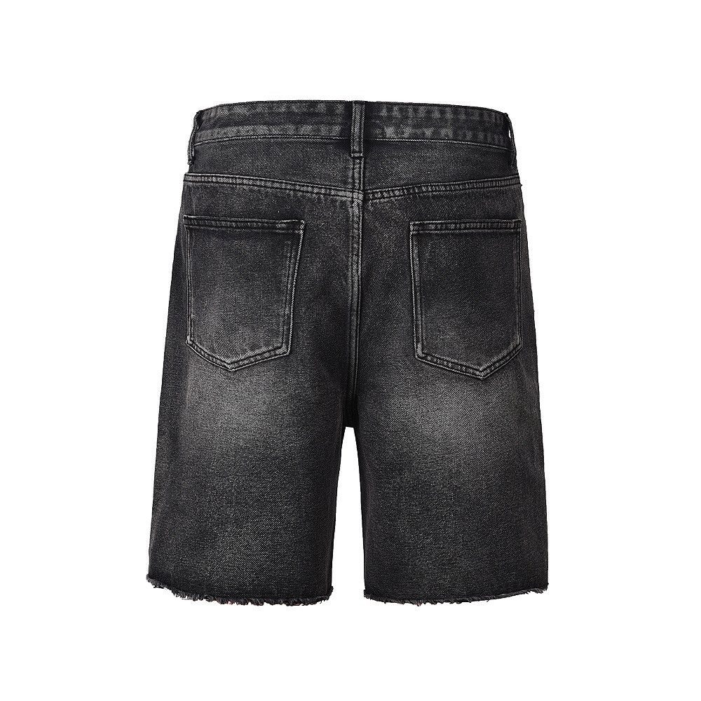 Vintage Sandy Black Distressed Damaged Style Jorts Shorts Size US 32 / EU 48 - 7 Thumbnail