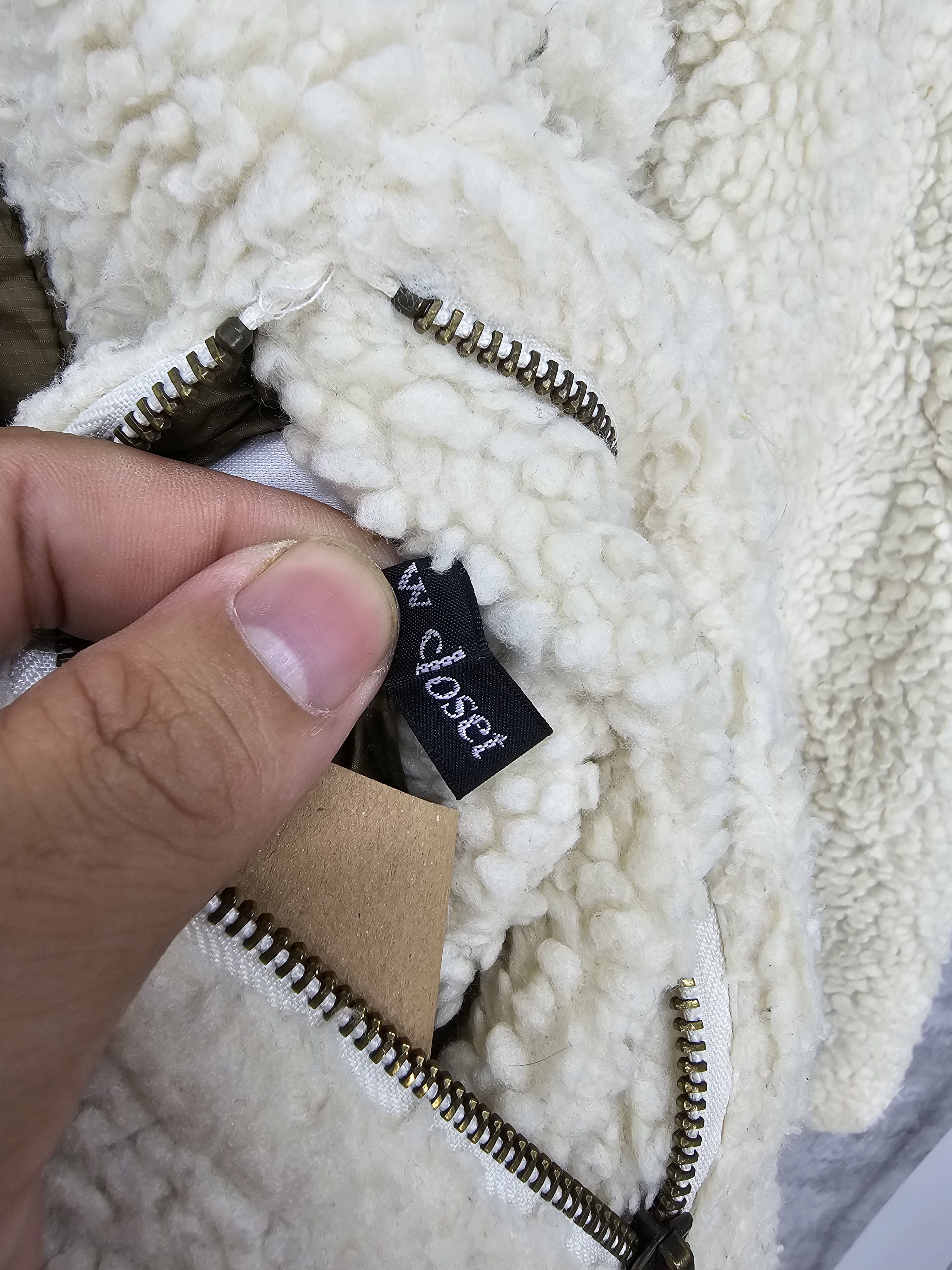 Other W CLOSET Reversible Quilted Sherpa Jacket J0066 Size US M / EU 48-50 / 2 - 9 Thumbnail