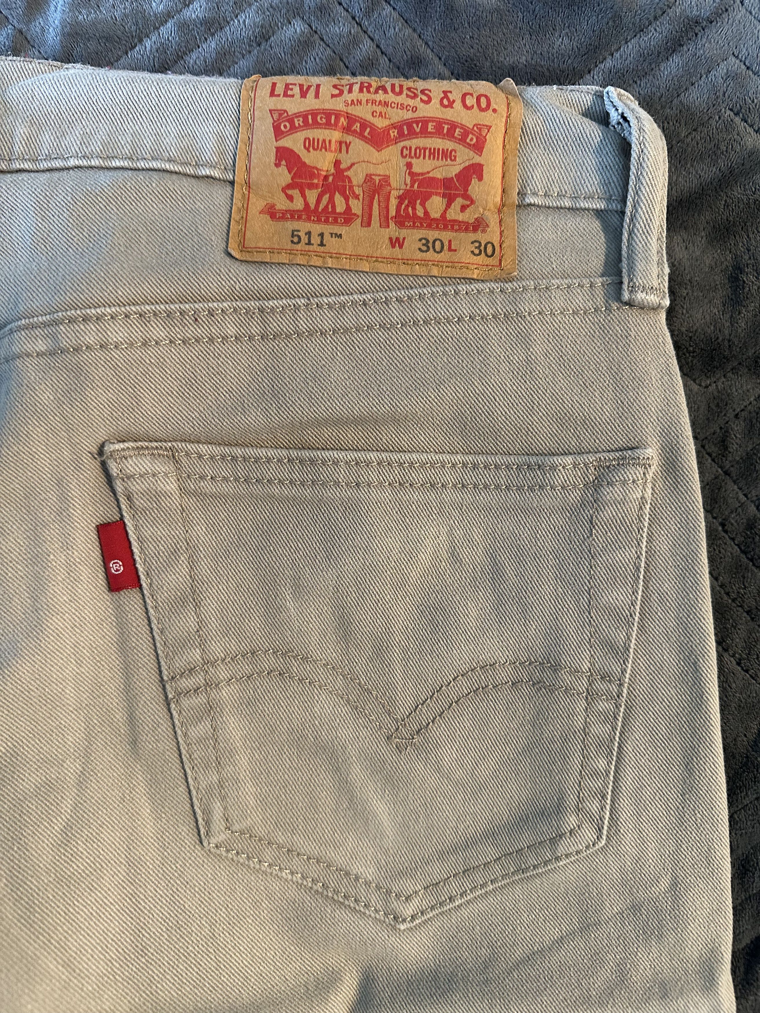 Levi's 511 Twill Chinos Size US 30 / EU 46 - 1 Thumbnail