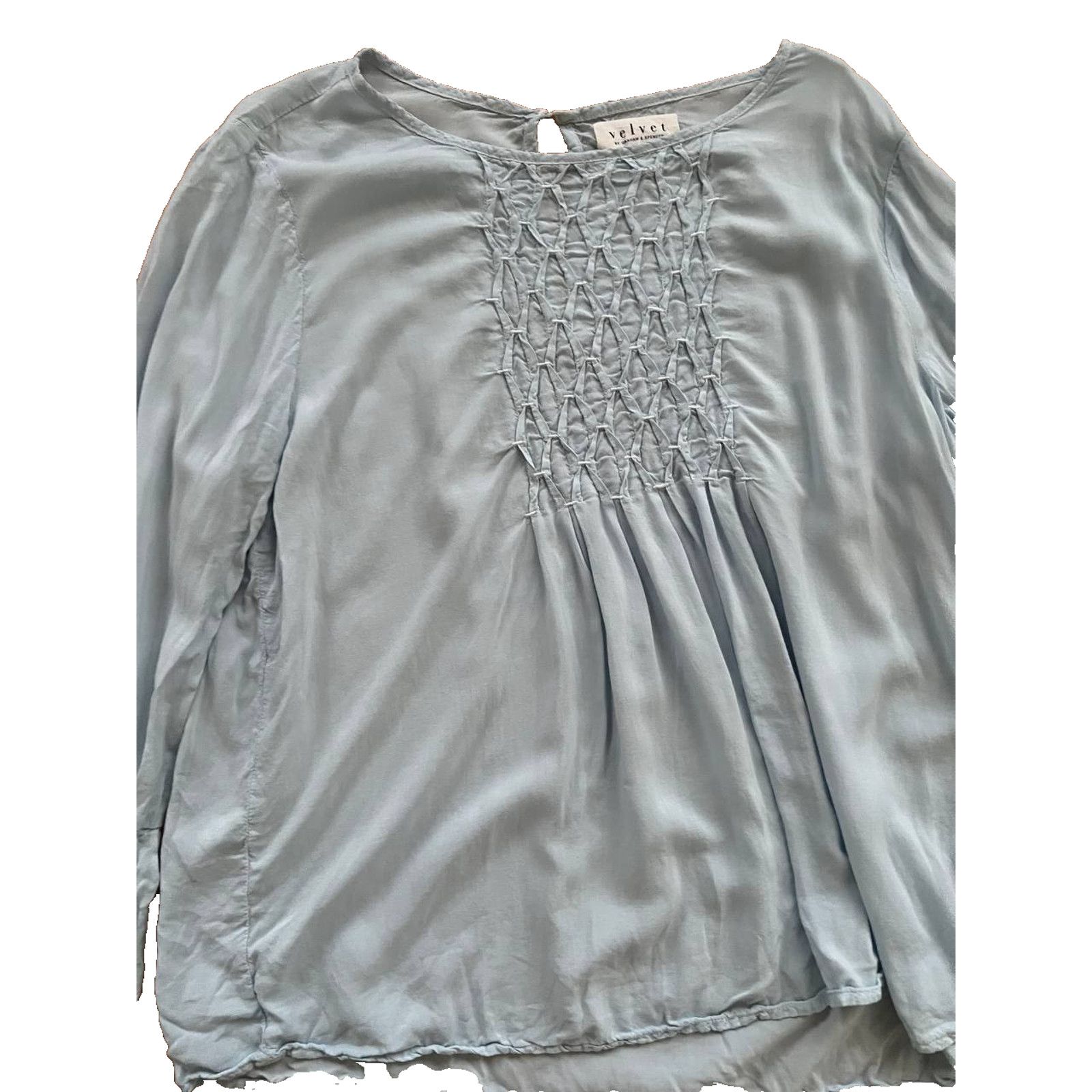 Velvet Anthropologie Velvet Women's Embroiderd Cotton top M A001955 Size M / US 6-8 / IT 42-44 - 3 Thumbnail