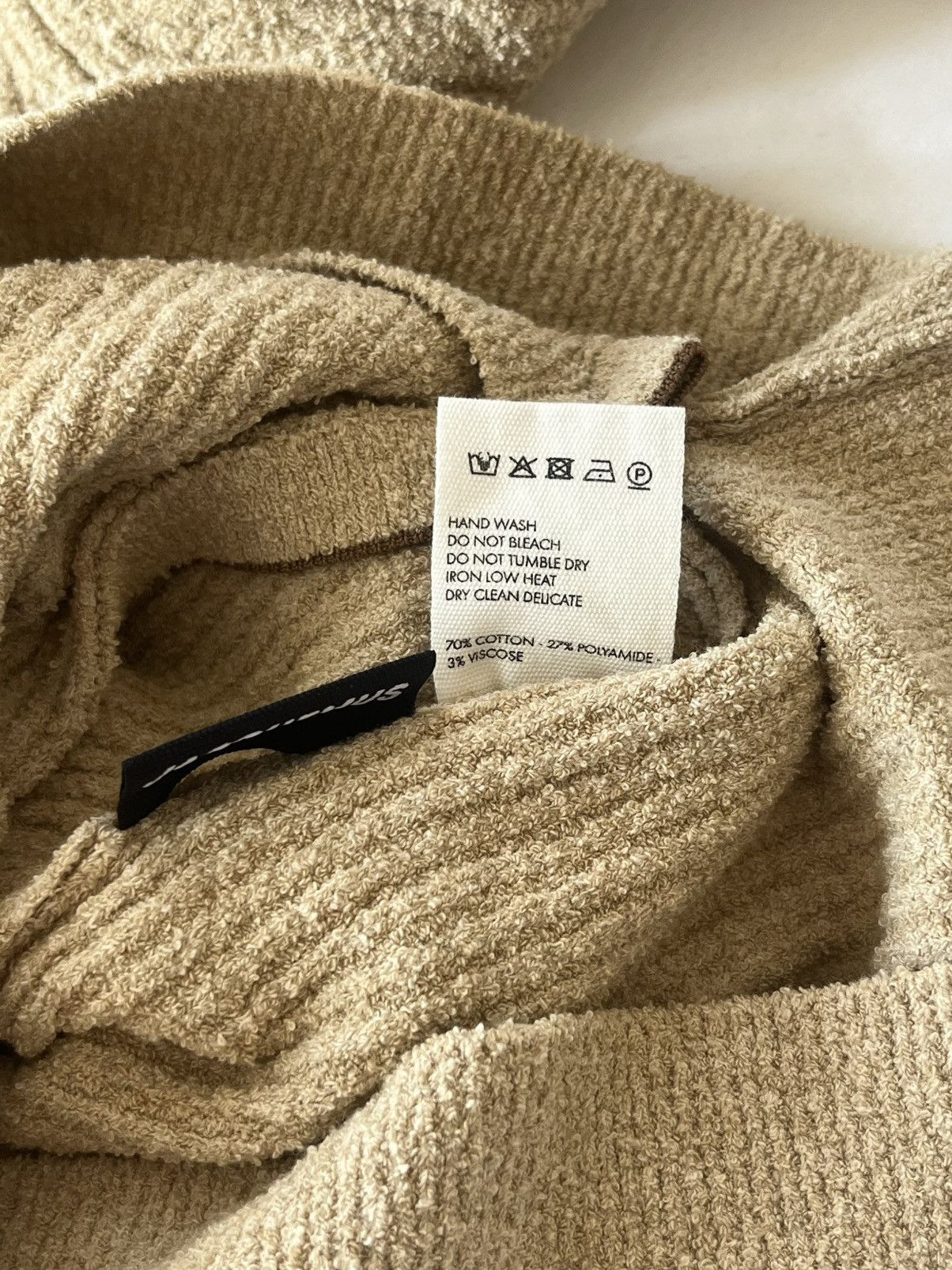 Jacquemus Le Gillet Noue beige brown cardigan sweater 36 Size S / US 4 / IT 40 - 4 Thumbnail