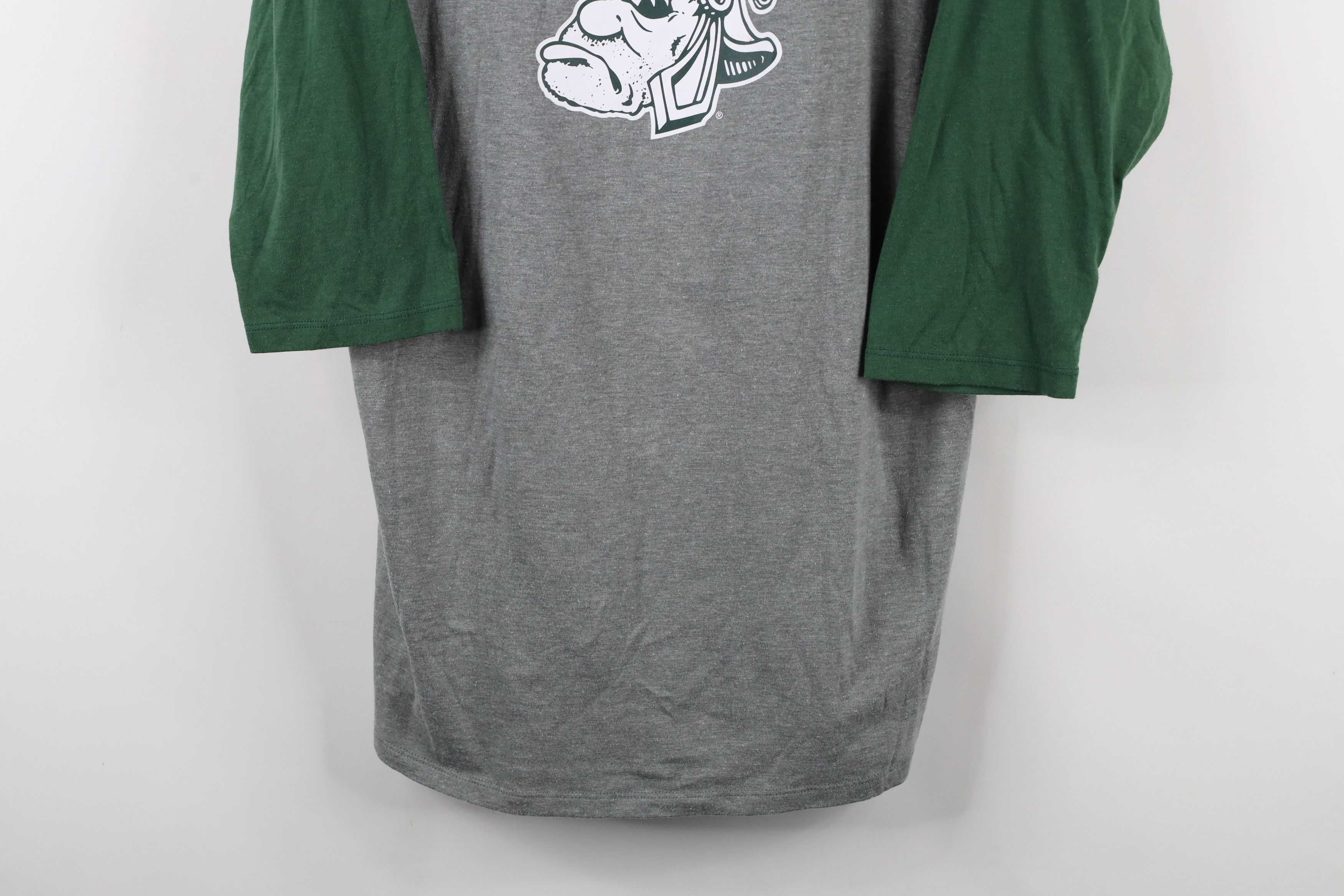 Nike × Vintage Nike Mini Swoosh Michigan State University Raglan T-Shirt Size US L / EU 52-54 / 3 - 3 Thumbnail