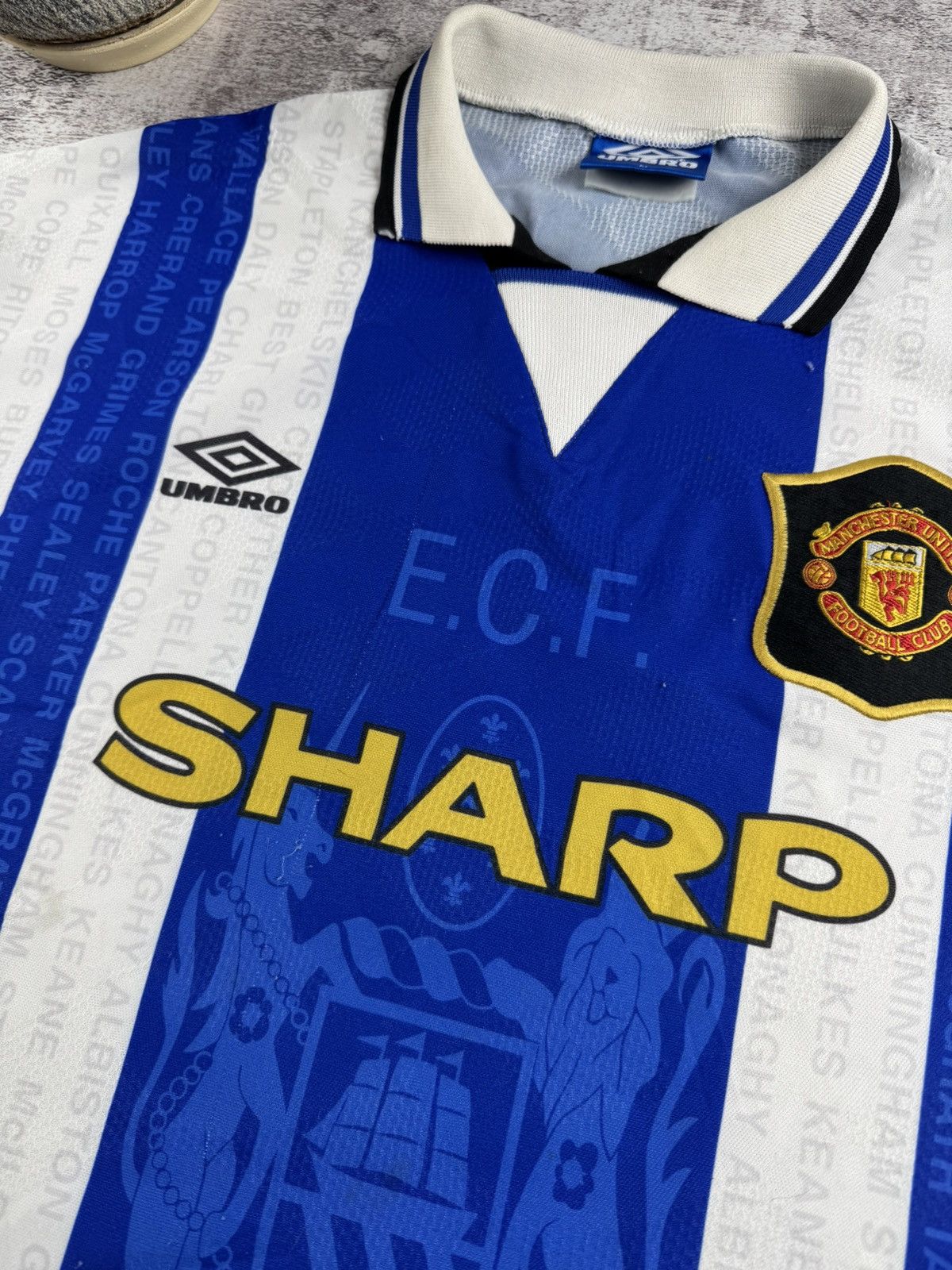 Umbro Umbro Manchester 1994/1996 Paul Ince 8 Third Kit Shirt Jersey Size US M / EU 48-50 / 2 - 11 Thumbnail