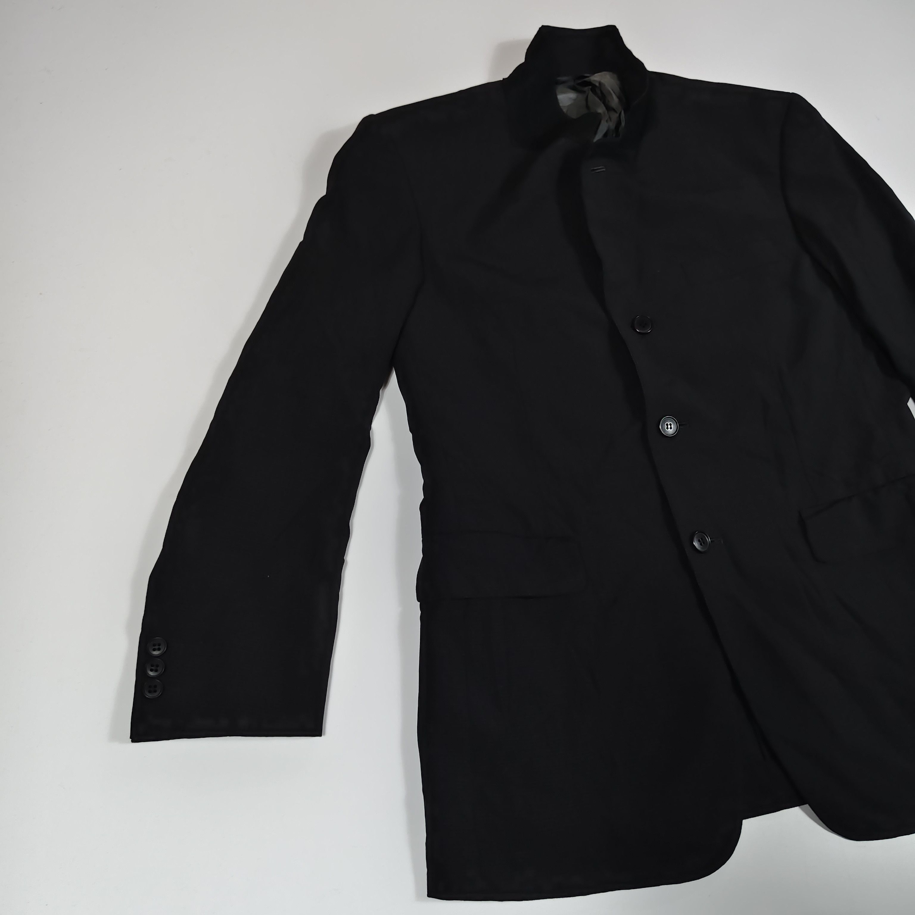 Yohji Yamamoto AW2007 Yohji Yamamoto A.A.R Stand Collar Wool Blazer #A Size US M / EU 48-50 / 2 - 5 Thumbnail