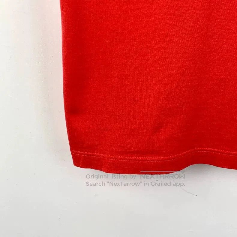 Louis Vuitton Louis Vuitton Red Logo Embroidered T. Size US S / EU 44-46 / 1 - 4 Thumbnail