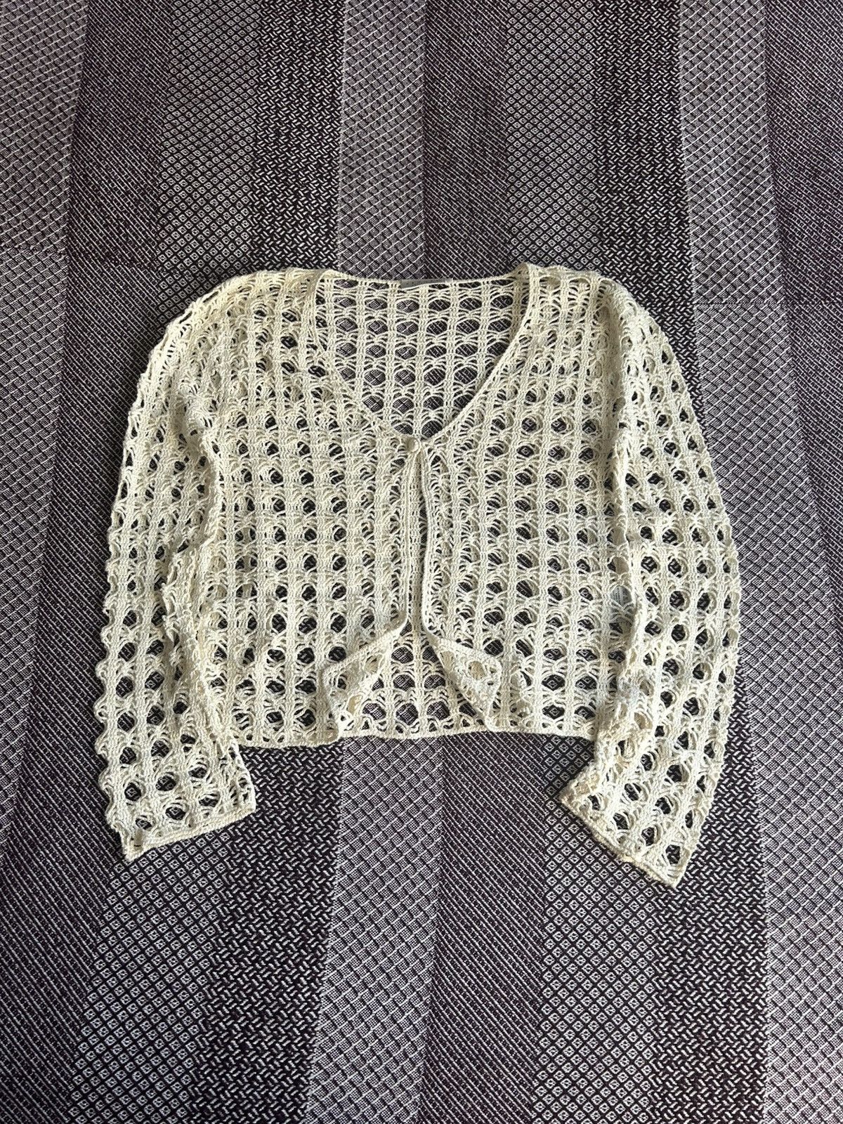 Vintage Vintage Mesh Top Long Sleeve Women Y2K Style Miss Sixty Vibe Size S / US 4 / IT 40 - 1 Thumbnail